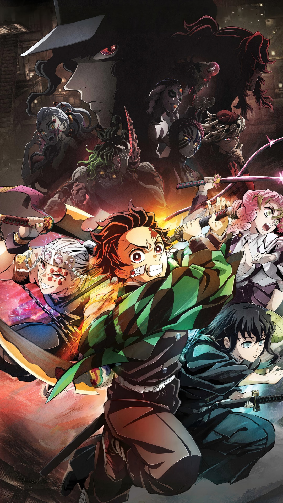 Demon Slayer: Swordsmith Village Arc HD Phone Wallpaper
