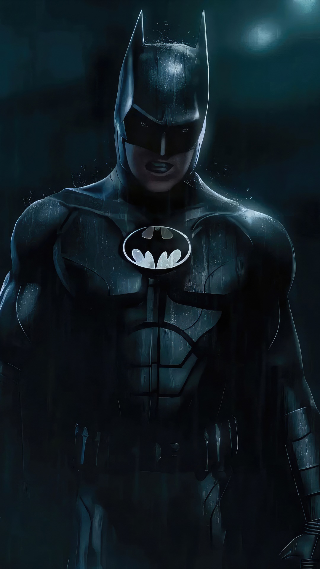 Batman in the Flash Movie Artwork HD Phone Wallpaper