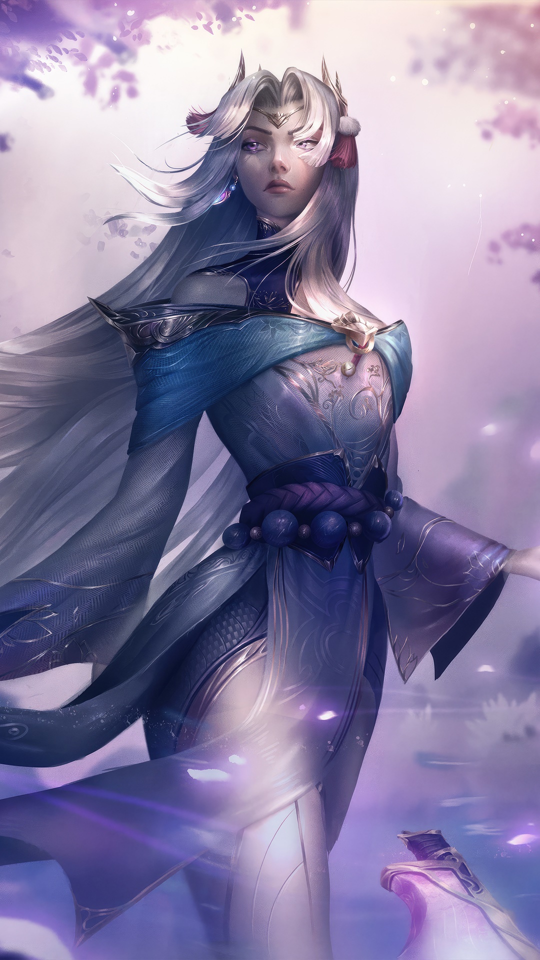 Irelia from League of Legends artwork HD Phone Wallpaper