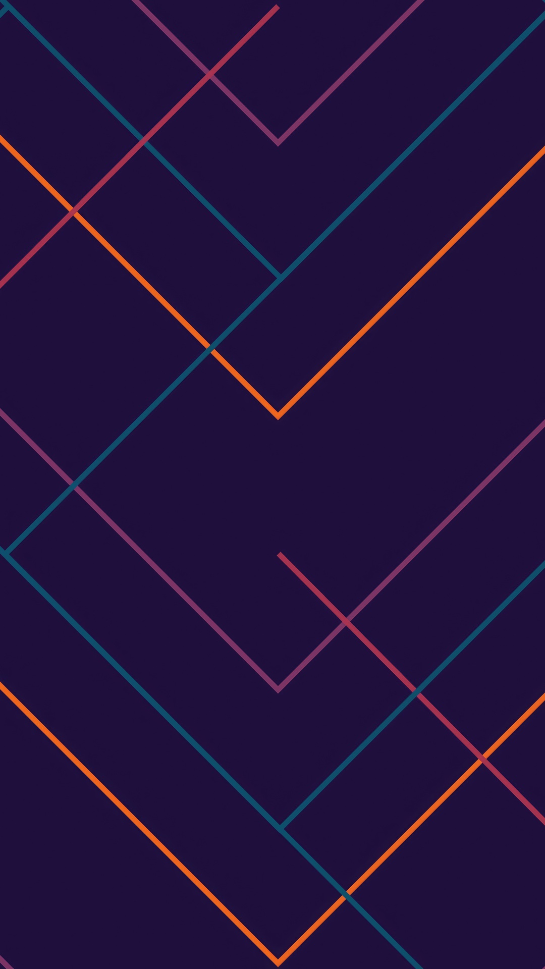 Abstract geometric lines on a dark background HD Phone Wallpaper