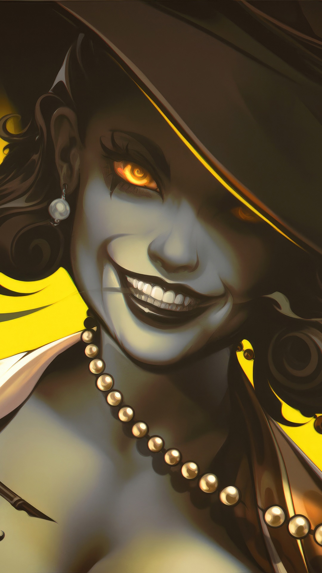 Lady Dimitrescu from Resident Evil Village HD Phone Wallpaper