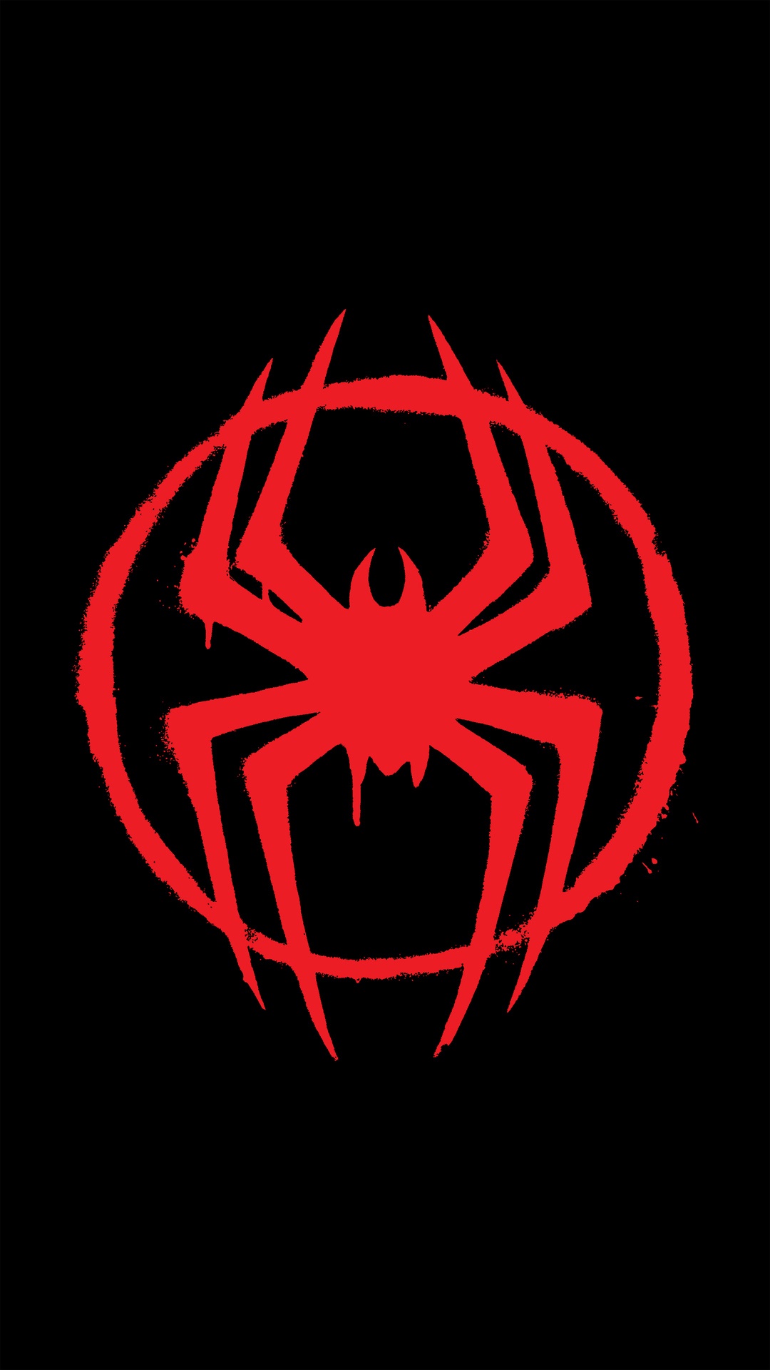 Spider-Man Across the Spider-Verse Logo HD Phone Wallpaper