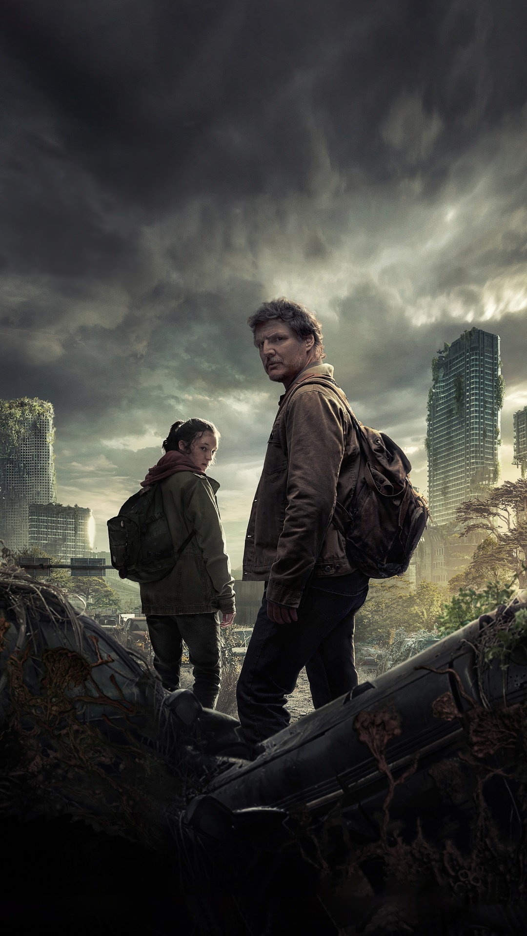 The Last of Us TV Series Joel and Ellie HD Phone Wallpaper