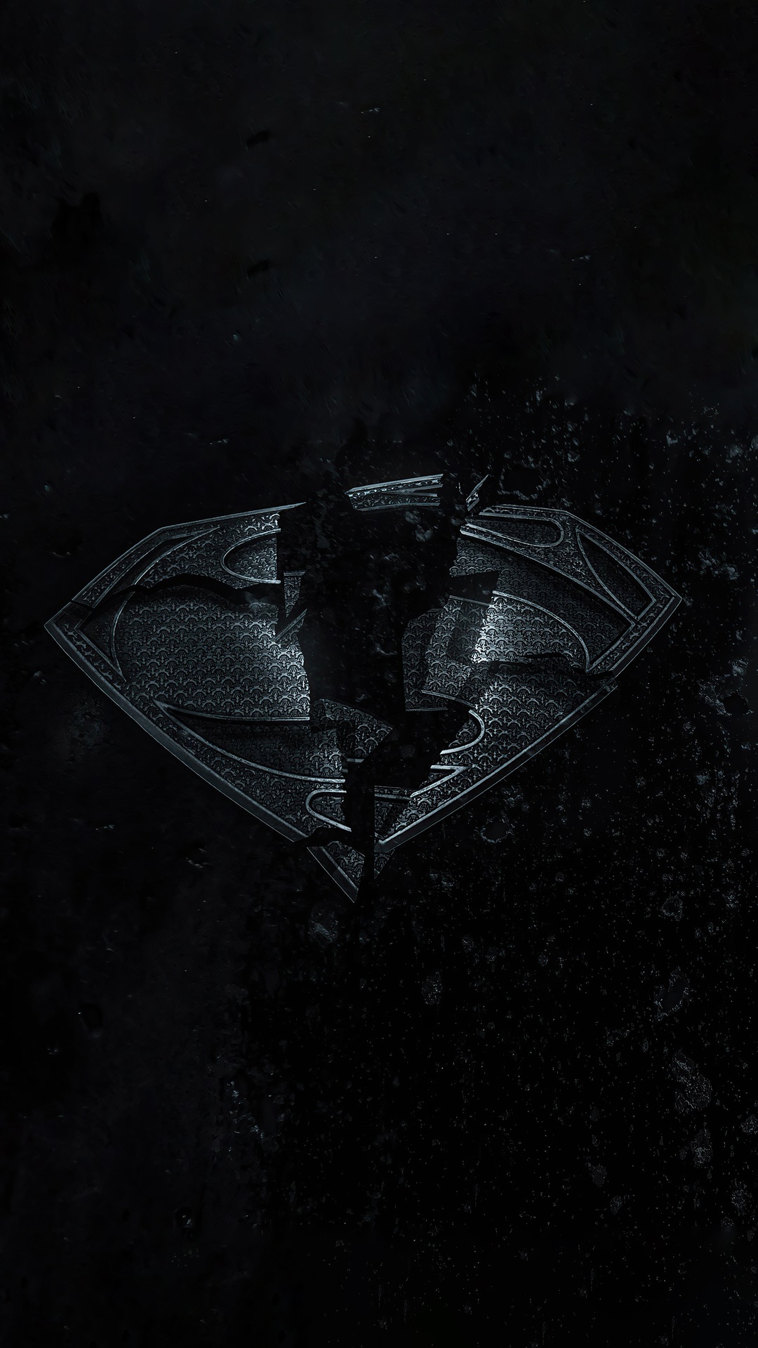 Broken Superman Logo HD Phone Wallpaper