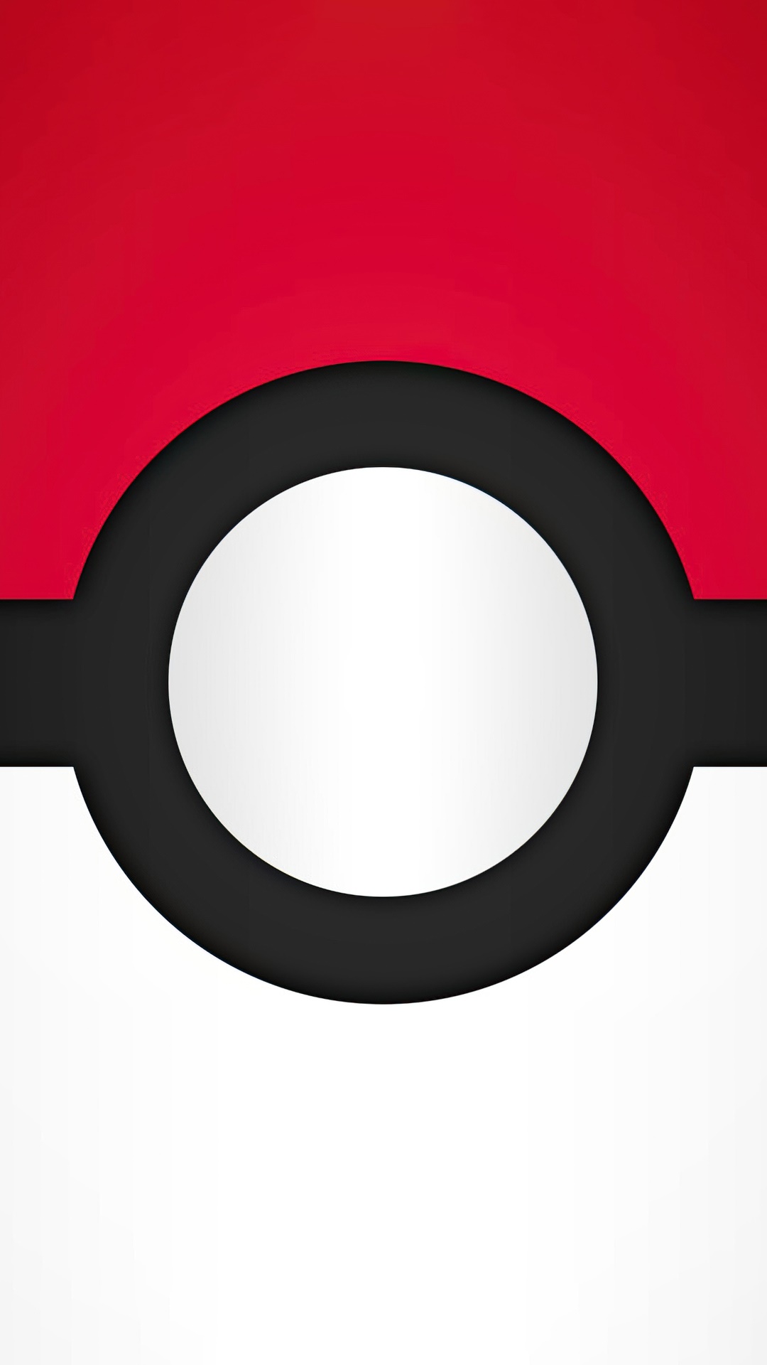 Abstract Pokeball Design HD Phone Wallpaper