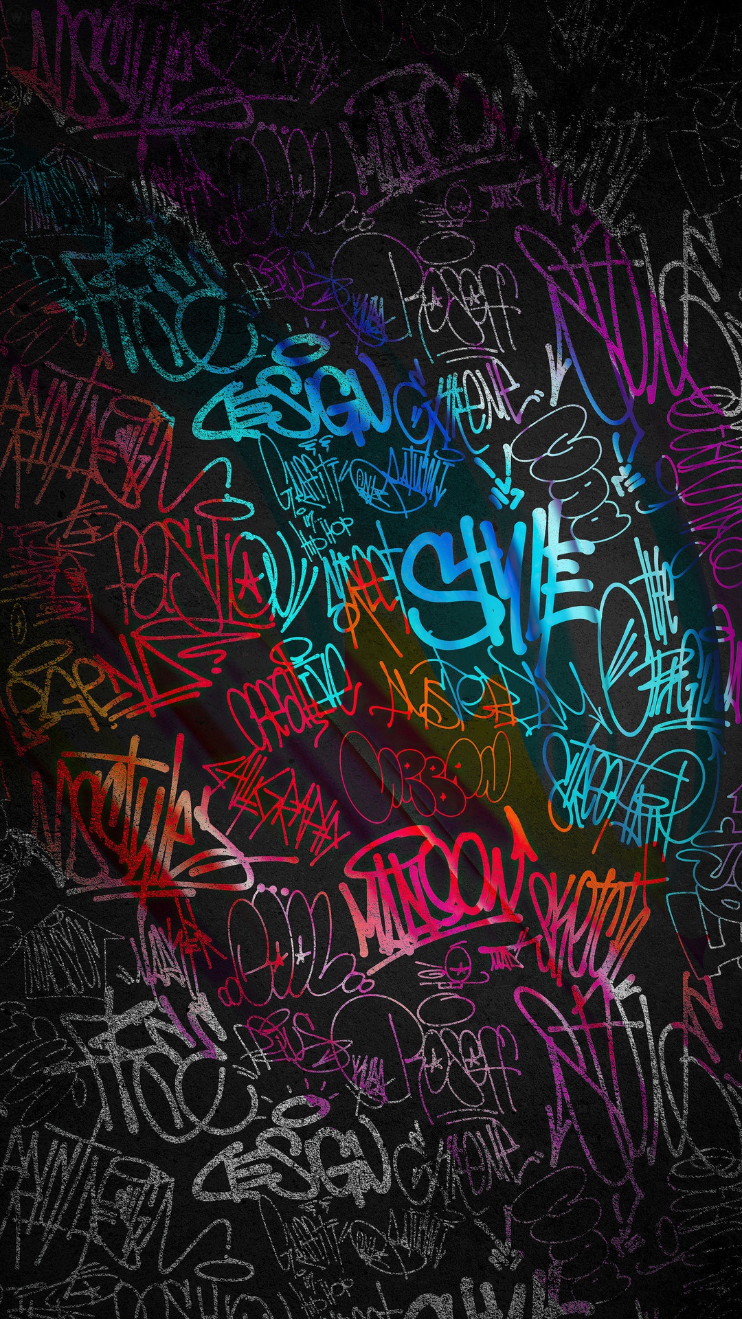 Graffiti Art Typography Design HD Phone Wallpaper