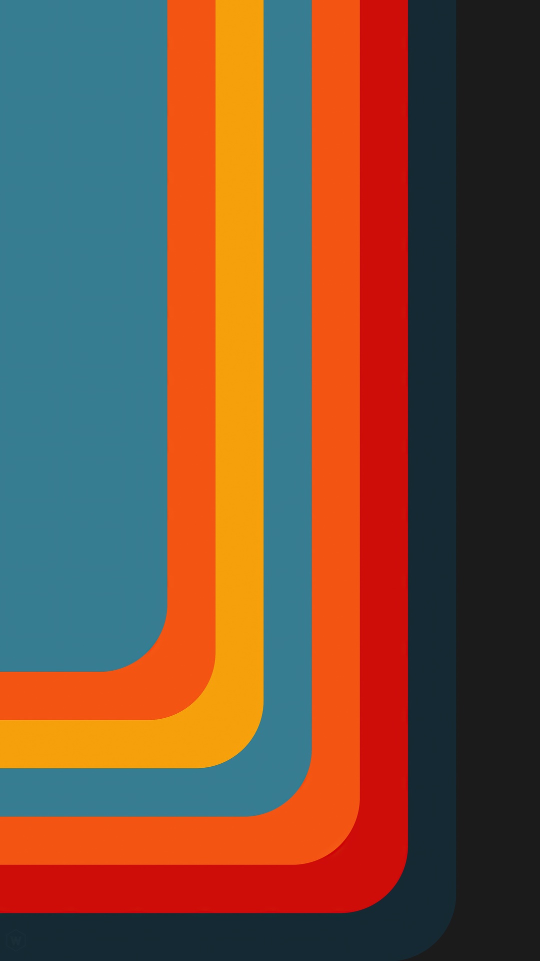 Abstract artwork with colorful stripes HD Phone Wallpaper