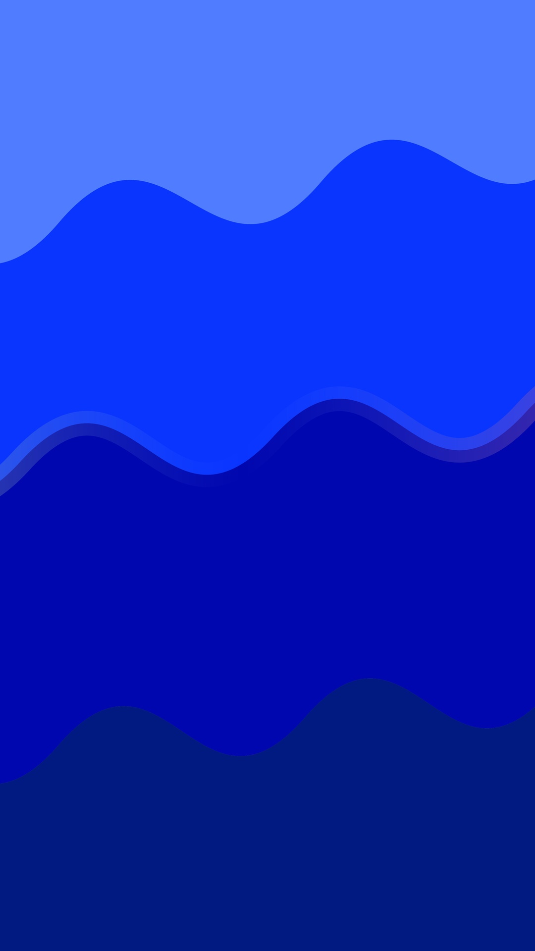 Abstract blue wavy layers HD Phone Wallpaper