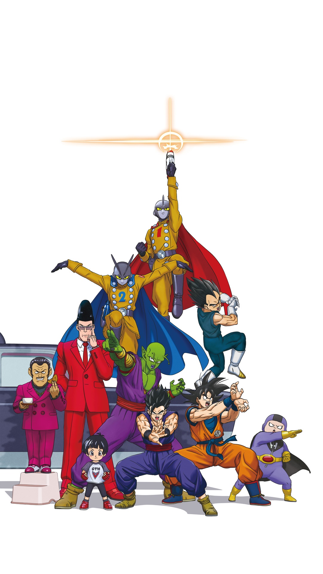 Dragon Ball Super: Super Hero Characters HD Phone Wallpaper