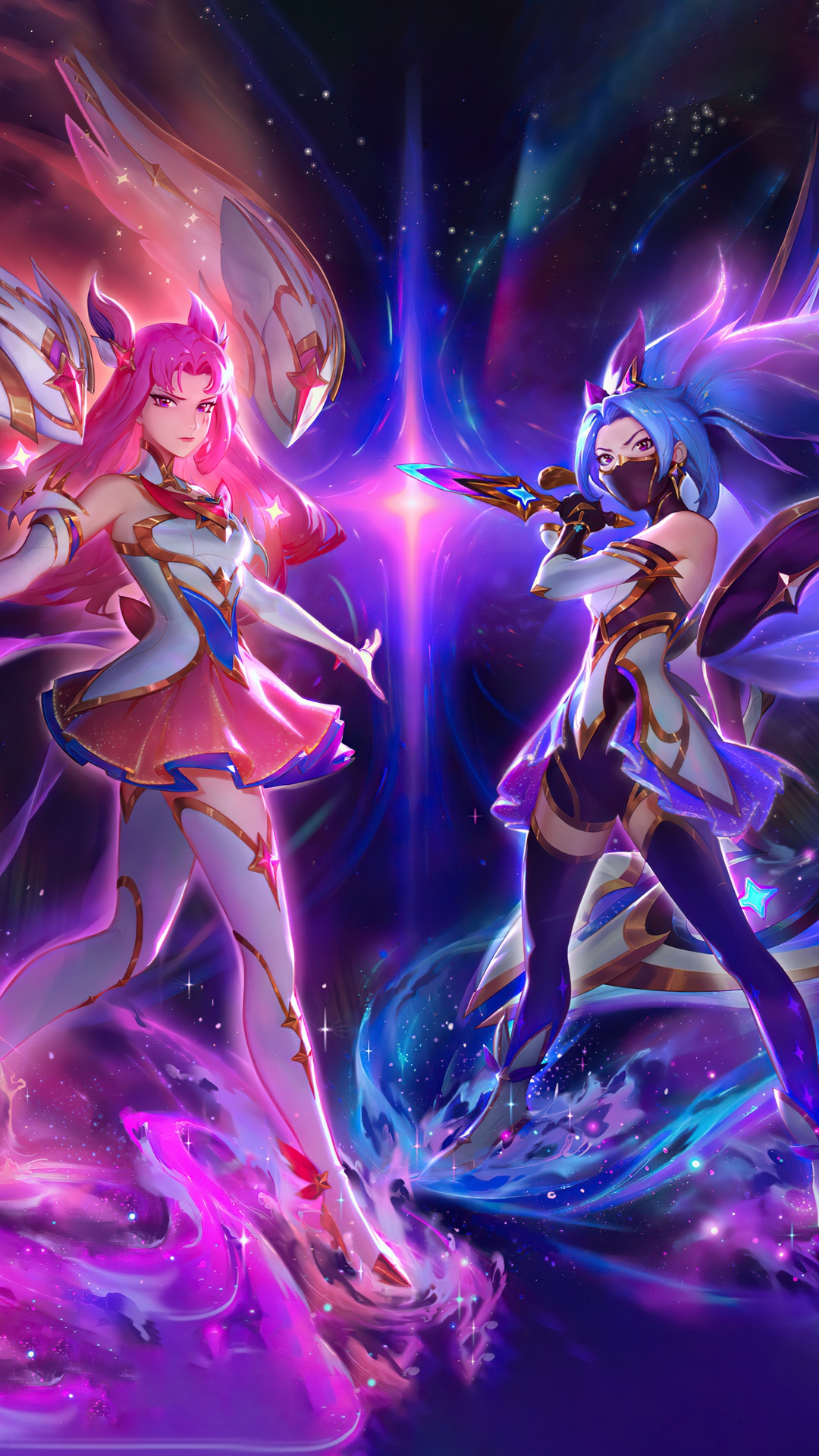 Akali and Kaisa from League of Legends HD Phone Wallpaper