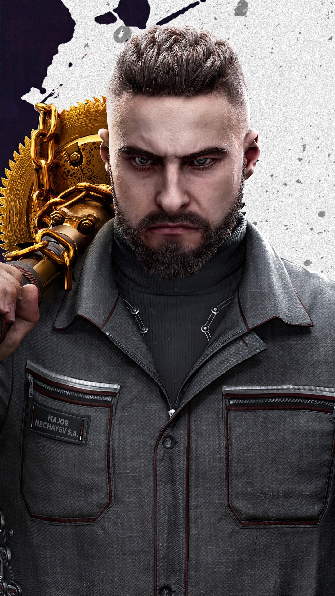 Major Nechayev S.A. from Atomic Heart HD Phone Wallpaper