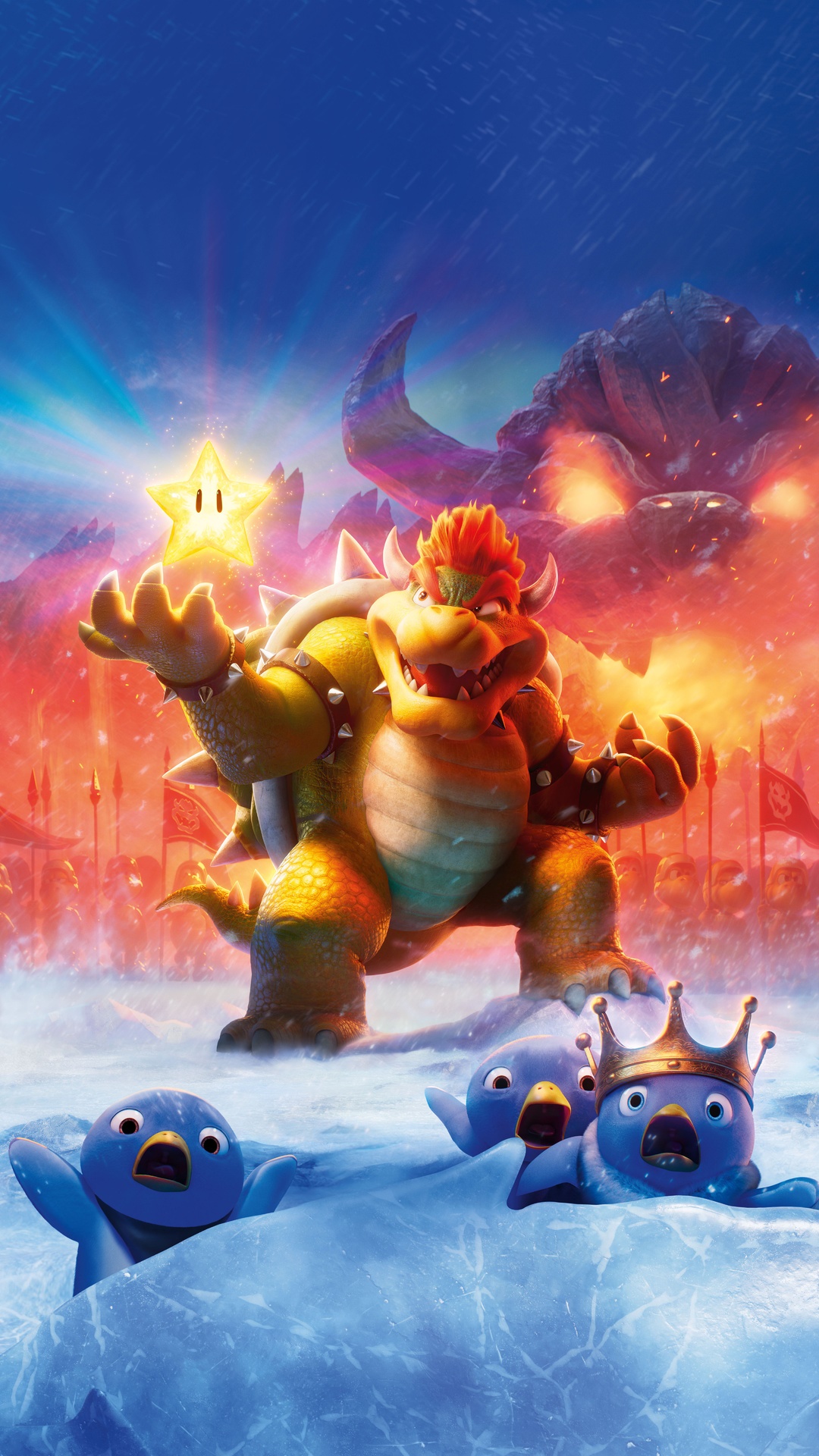The Super Mario Bros. Movie: Bowser and the Super Star HD Phone Wallpaper