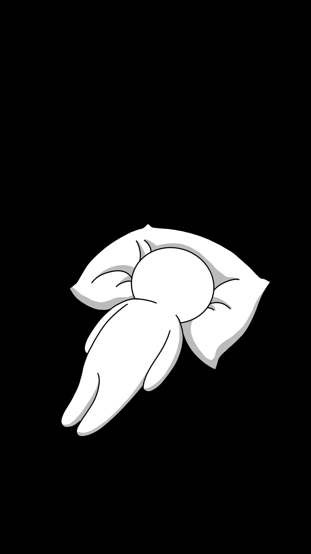 White figure sleeping on a pillow HD Phone Wallpaper
