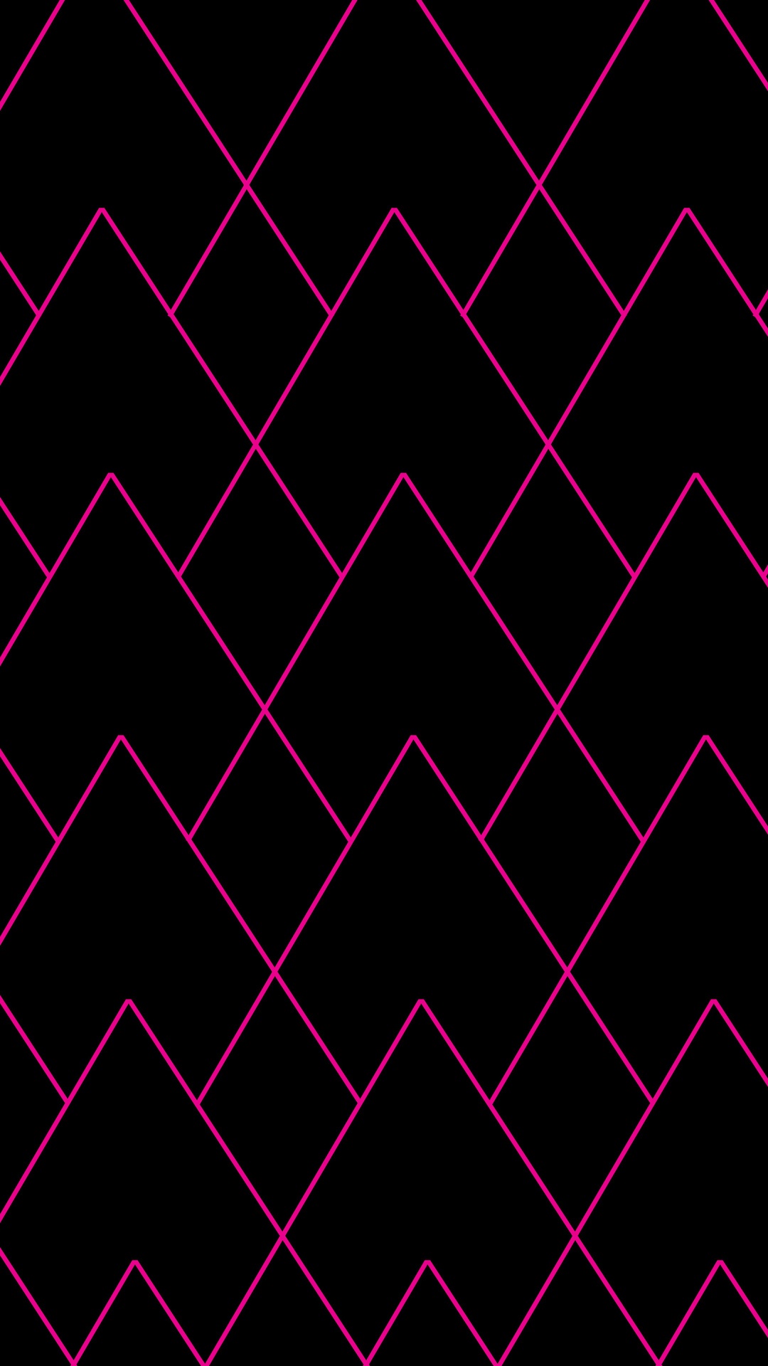 Black and pink geometric pattern with sharp angles HD Phone Wallpaper