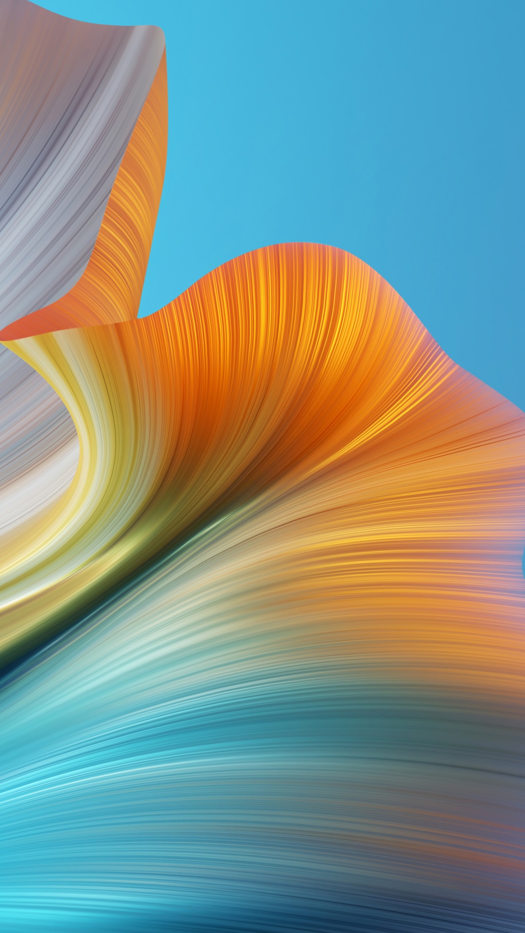 Abstract digital art with flowing lines HD Phone Wallpaper