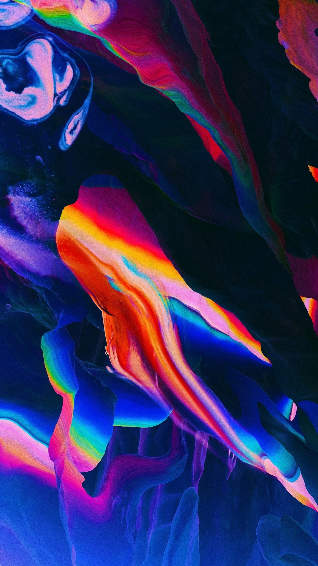 Abstract digital art with vibrant colors HD Phone Wallpaper