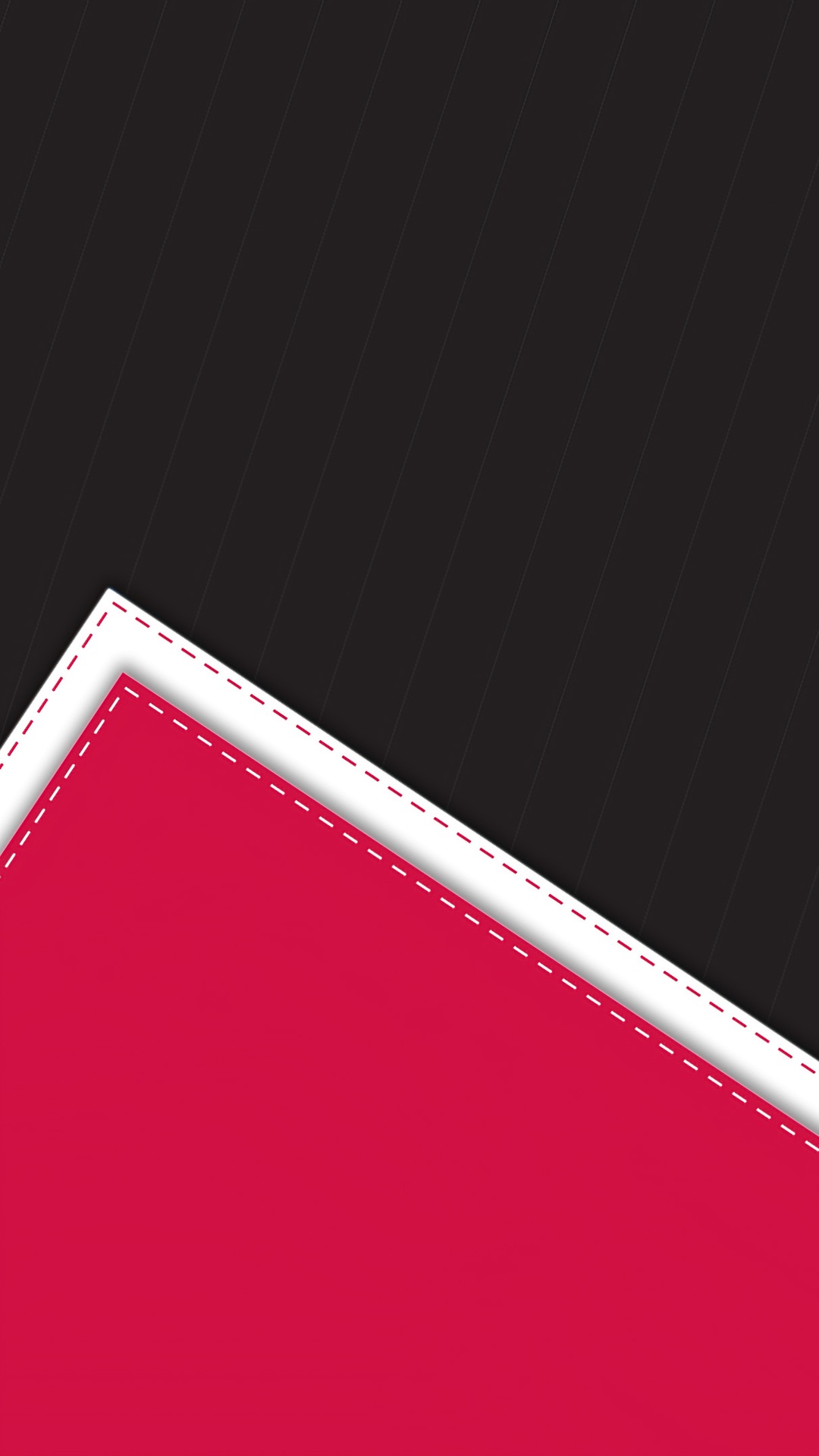 Abstract digital art with red and black geometric shapes HD Phone Wallpaper