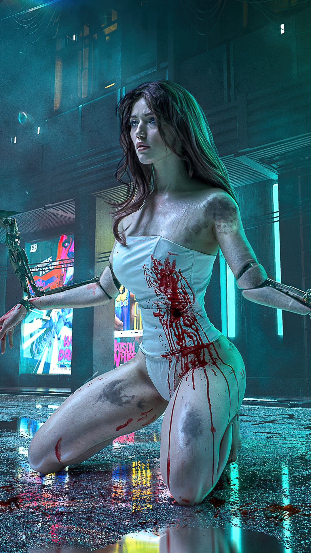 Cyberpunk 2077 4K HD Phone Wallpaper