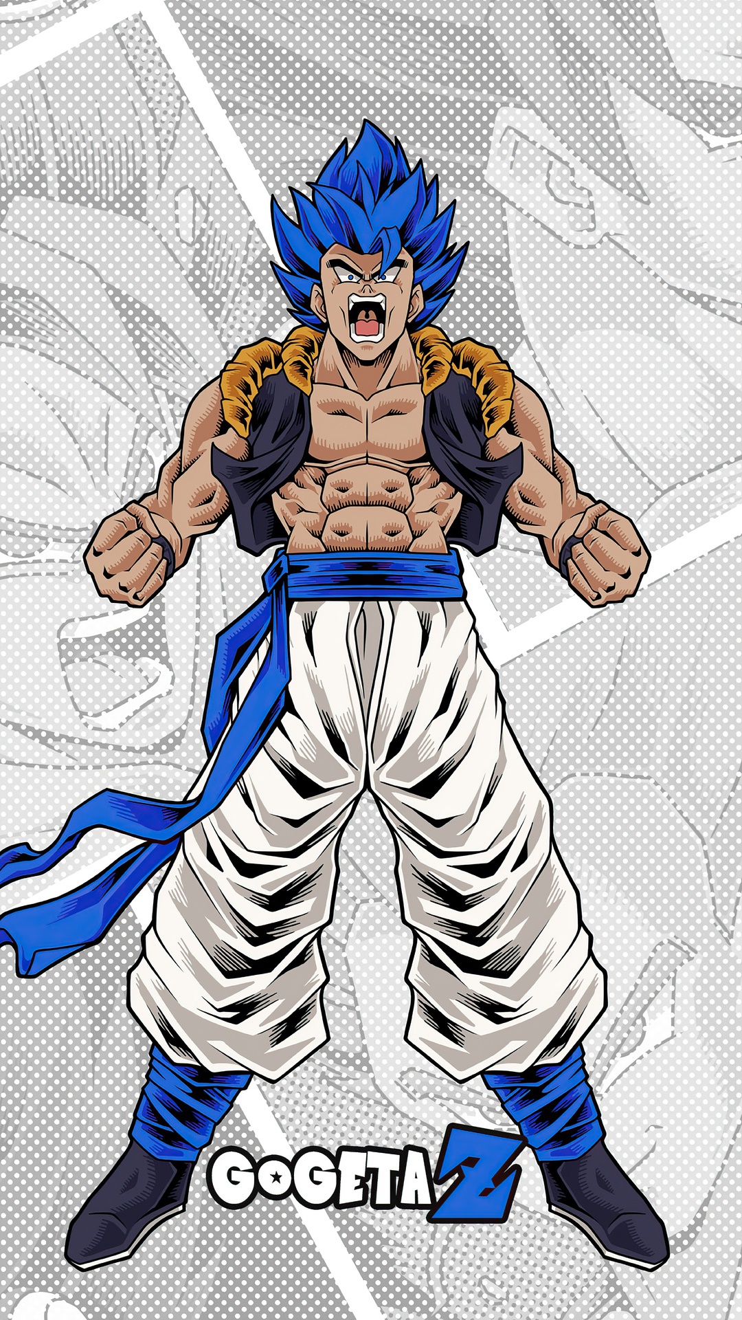 Gogeta Z Dragon Ball Artwork HD Phone Wallpaper