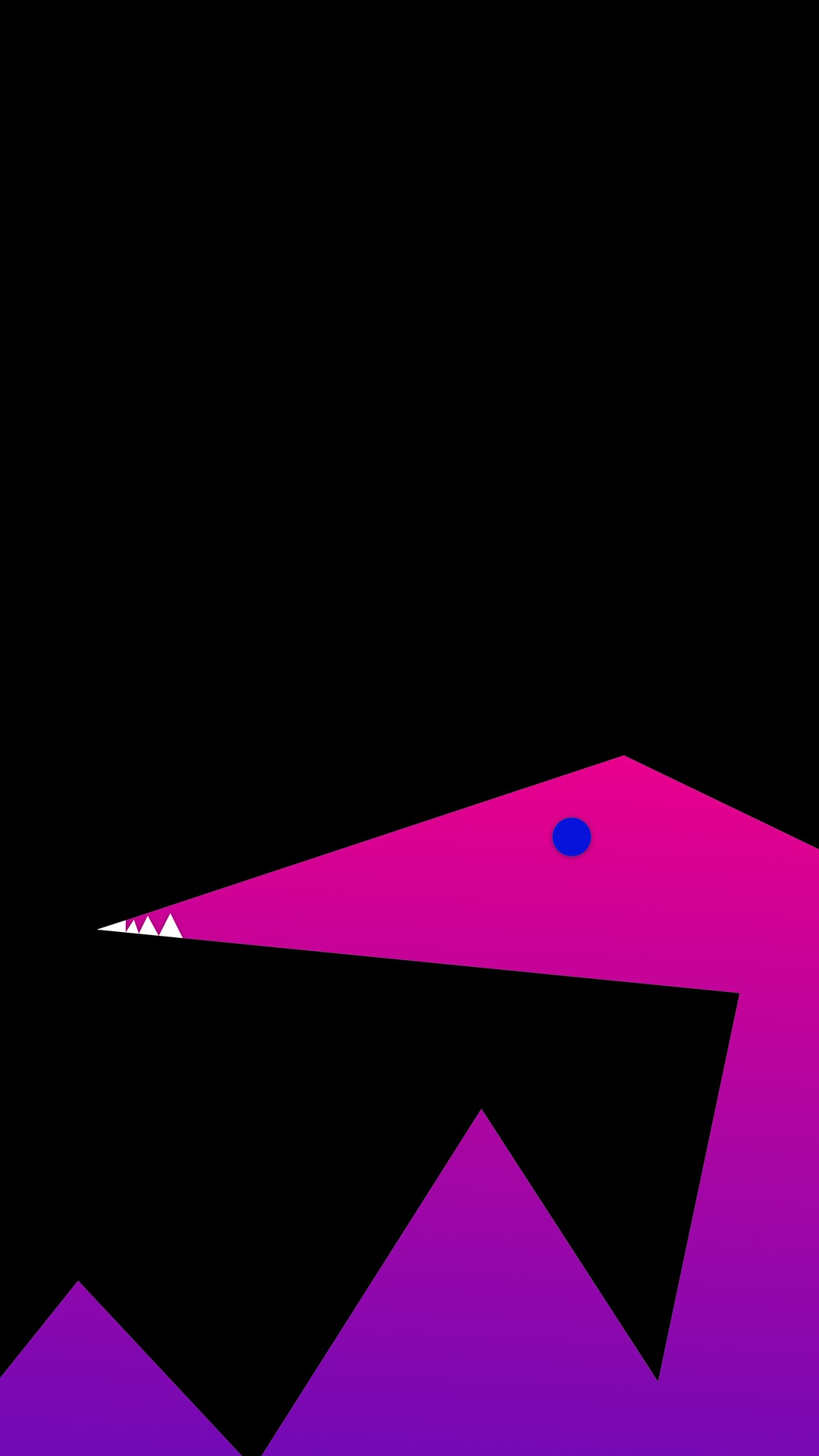 Minimalist digital art with pink and purple gradient shapes HD Phone Wallpaper