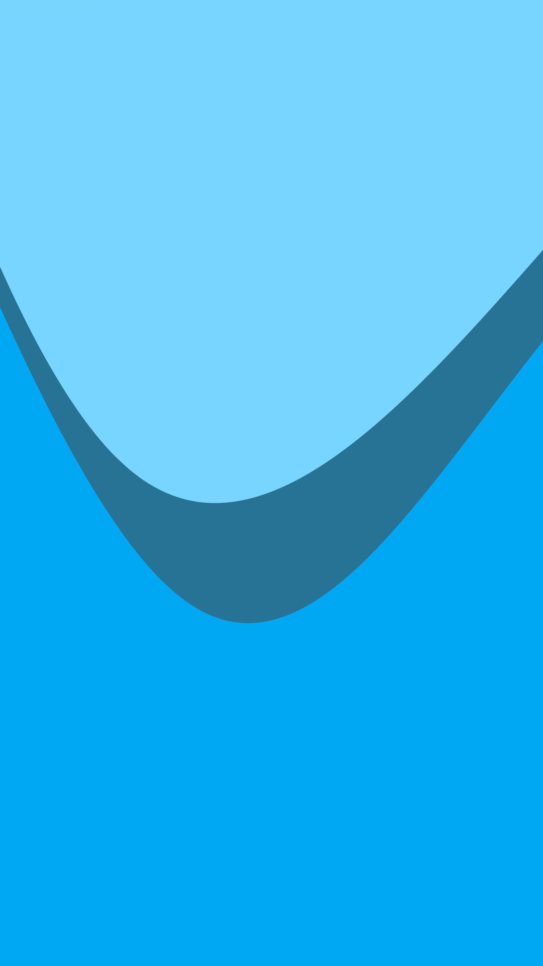 Abstract digital art with blue waves HD Phone Wallpaper