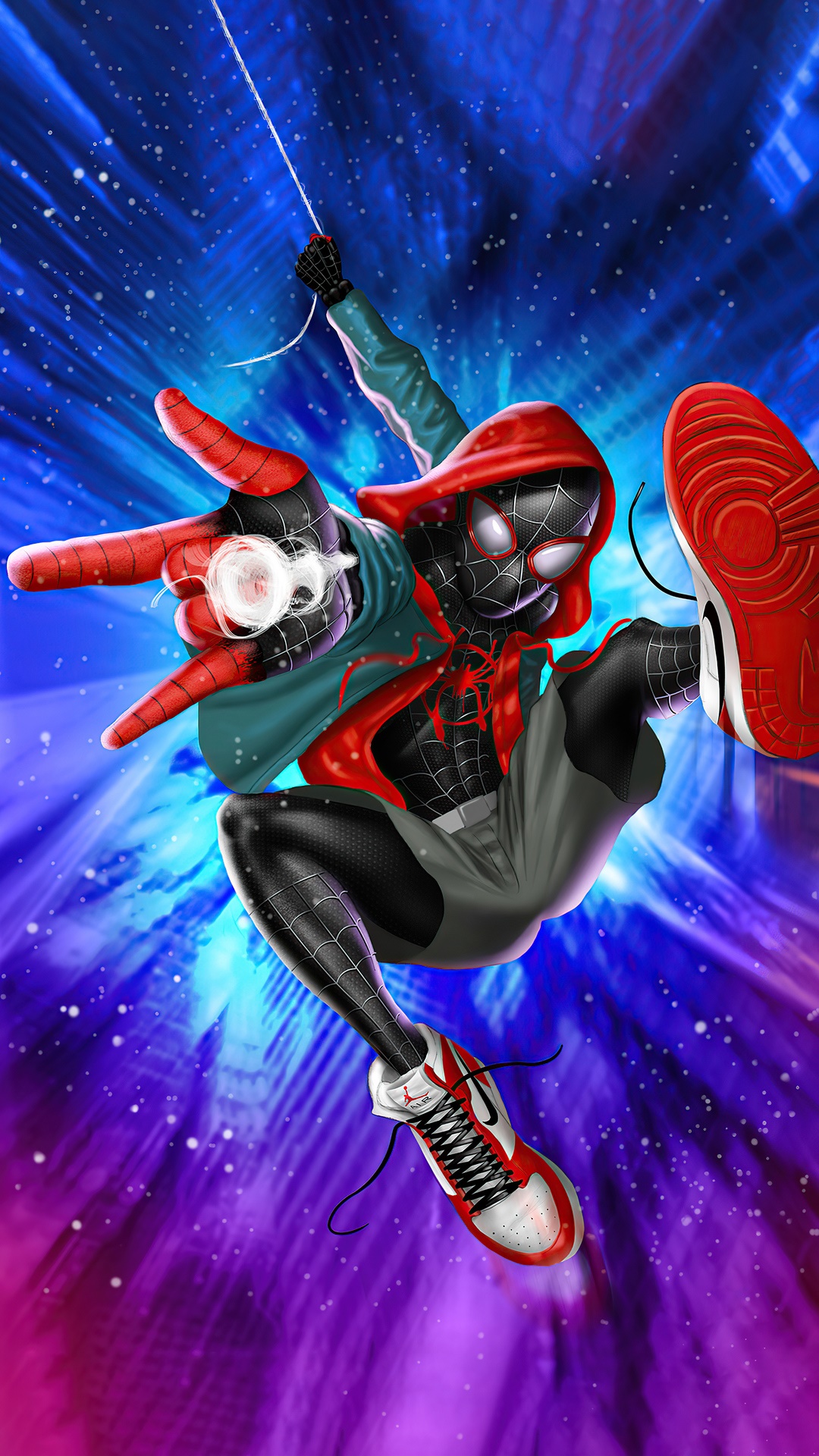 Spider-Man Miles Morales 4K Artwork HD Phone Wallpaper