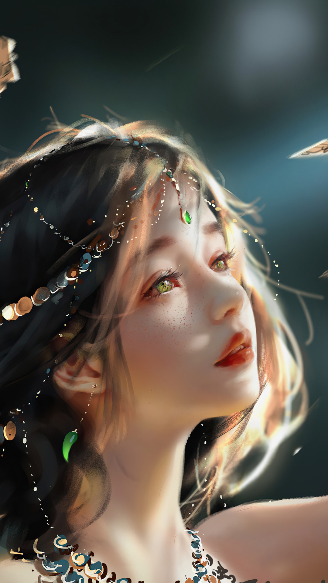 Fantasy Girl Artwork 4K HD Phone Wallpaper