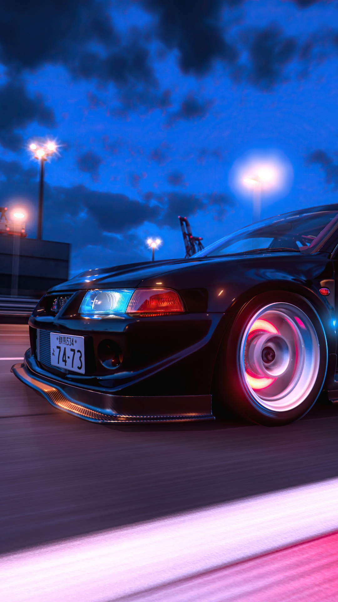 Mitsubishi Lancer Evolution VII Gran Turismo 7 4K HD Phone Wallpaper
