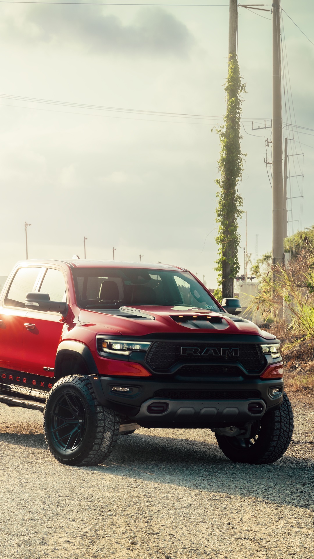 Red Ram TRX 4x4 Truck HD Phone Wallpaper