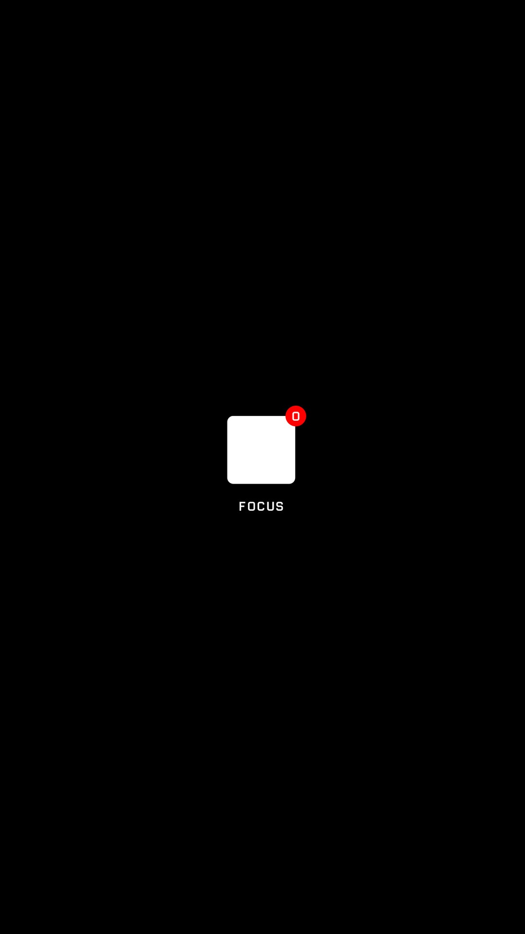 Focus app icon with notification badge HD Phone Wallpaper