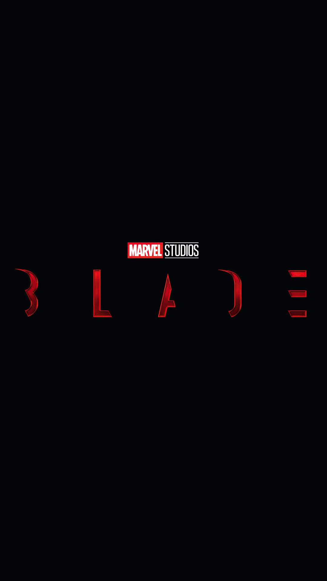 Marvel Studios Blade Movie Logo HD Phone Wallpaper