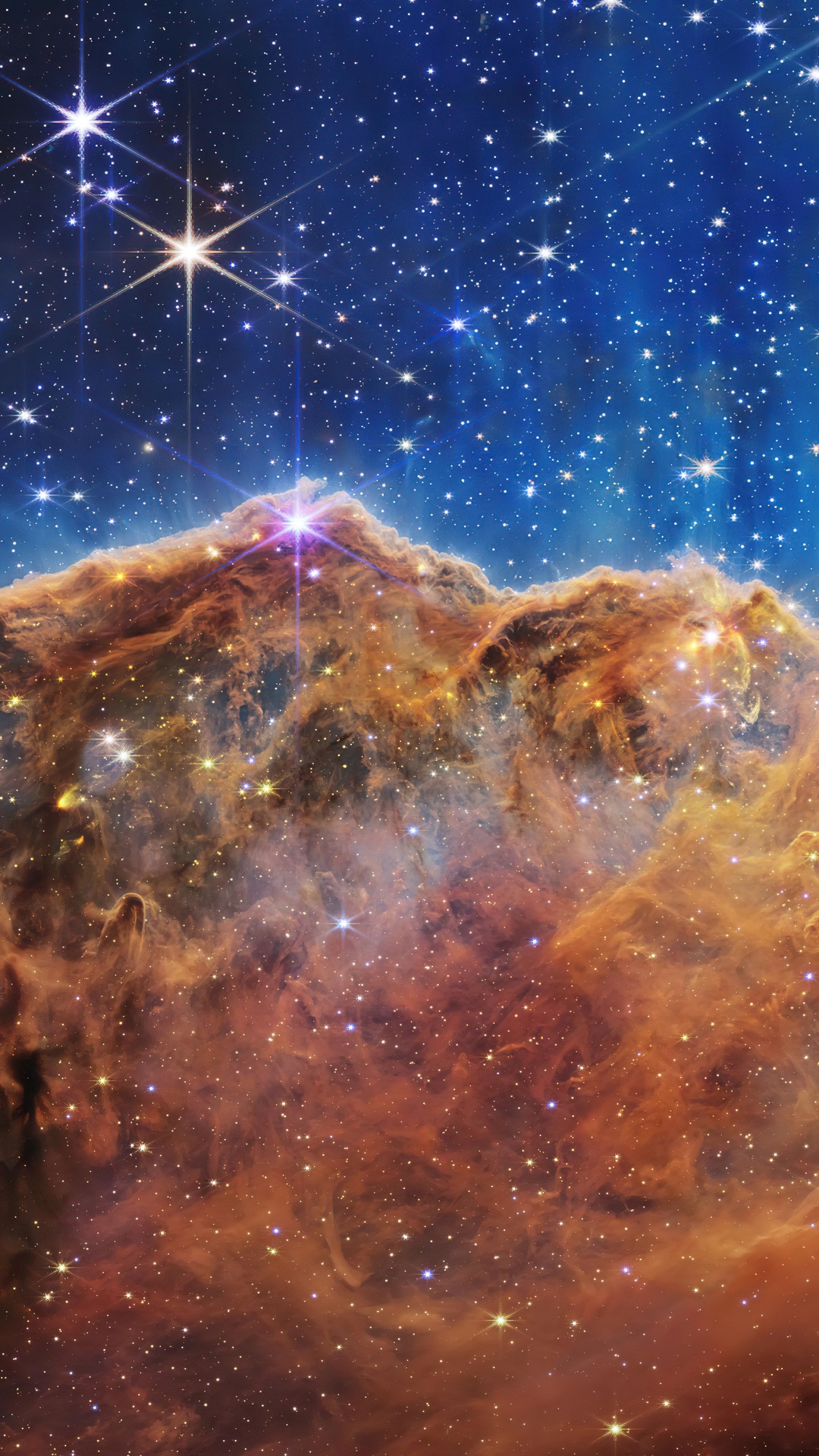 NASA's Carina Nebula in stunning detail HD Phone Wallpaper