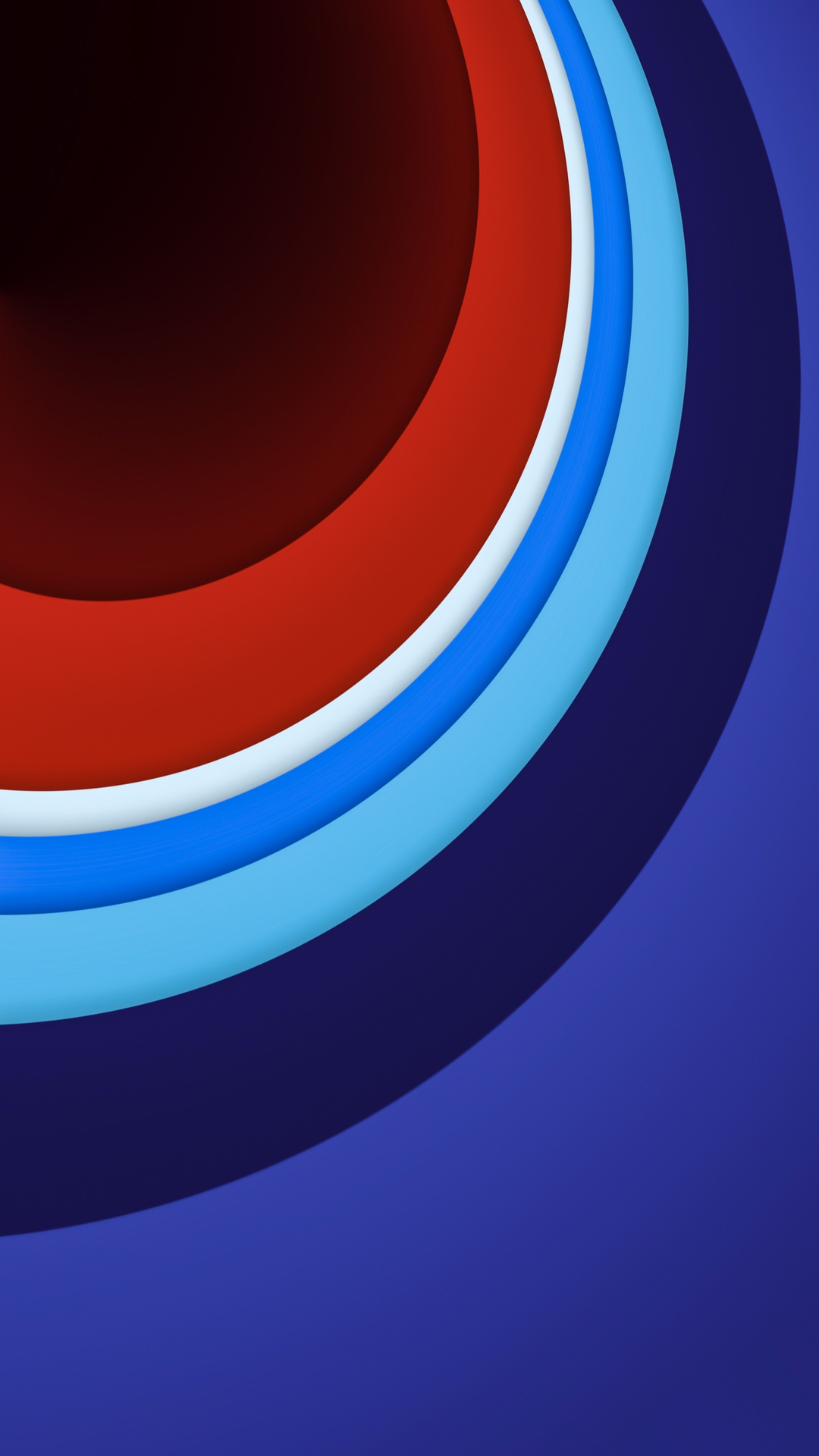 Abstract digital art with layered circles HD Phone Wallpaper