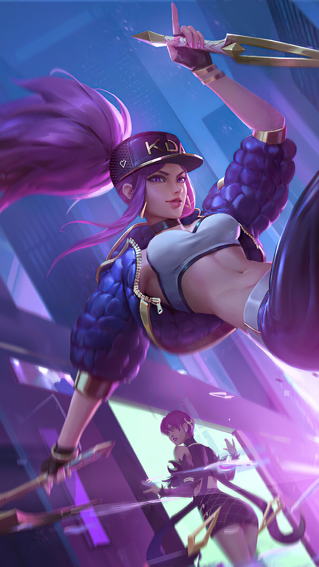 KDA Akali and Evelynn in League of Legends HD Phone Wallpaper