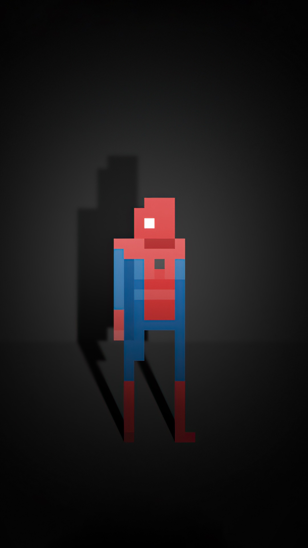 Pixel Spiderman Artwork HD Phone Wallpaper