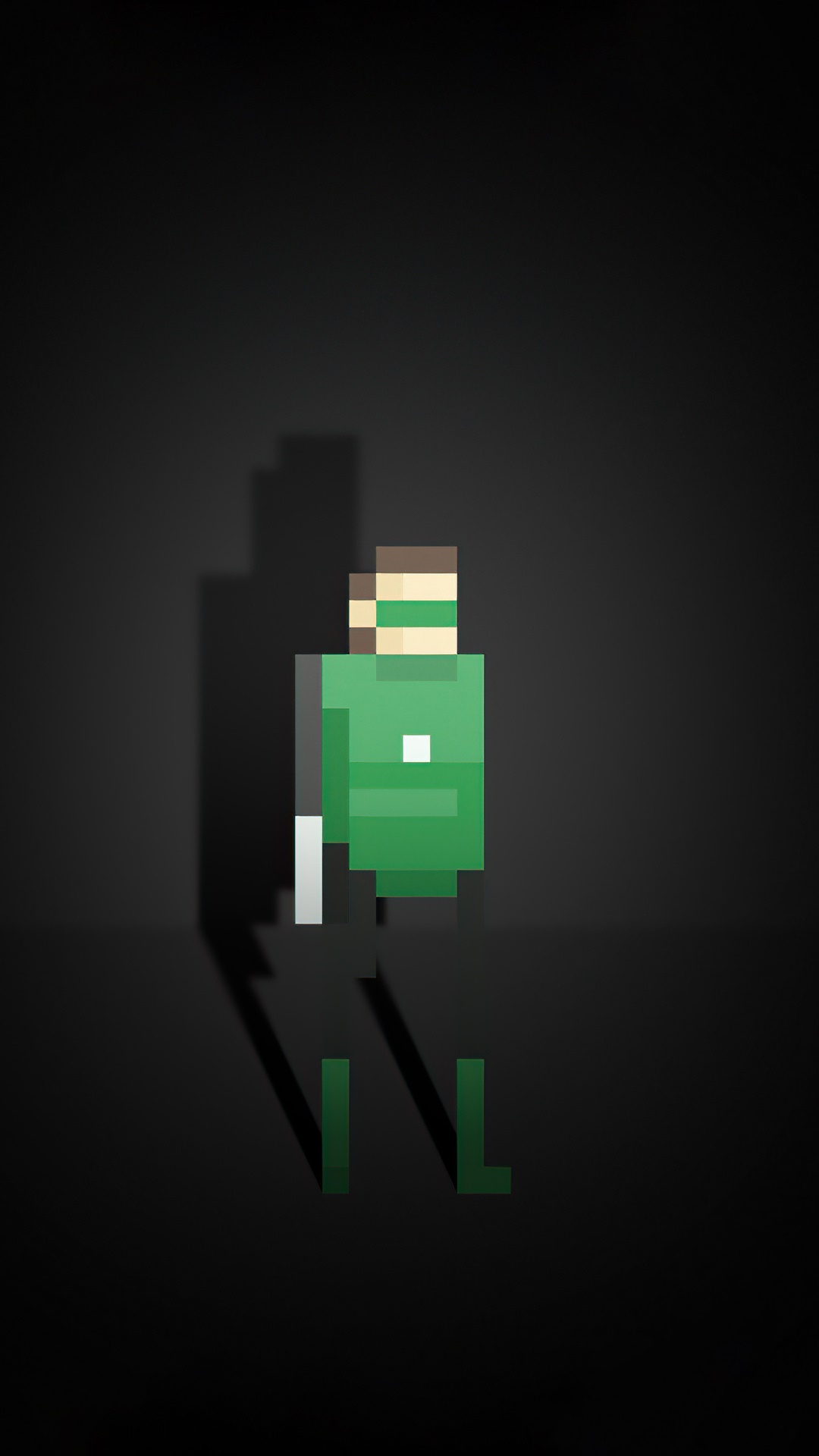 Pixelated Green Lantern Artwork HD Phone Wallpaper