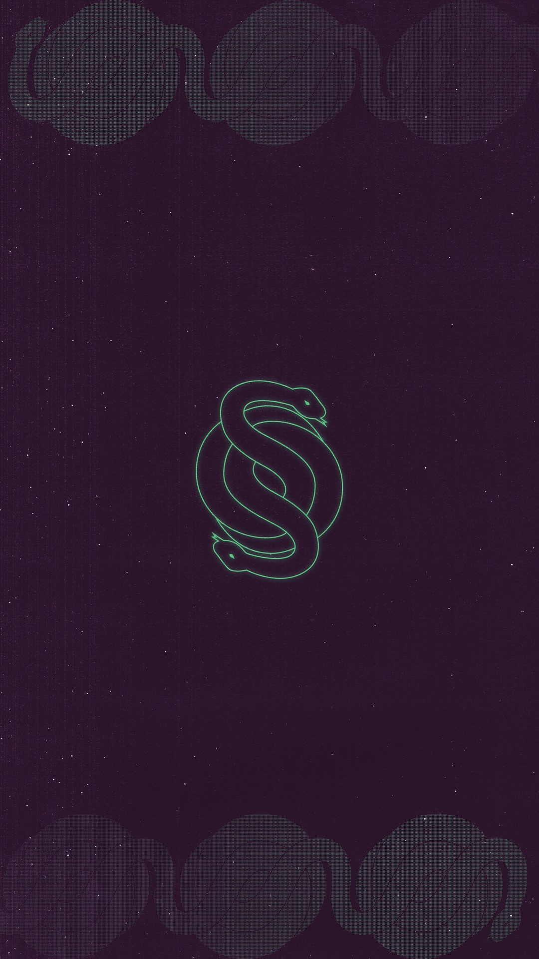 Abstract artwork with intertwined snakes HD Phone Wallpaper
