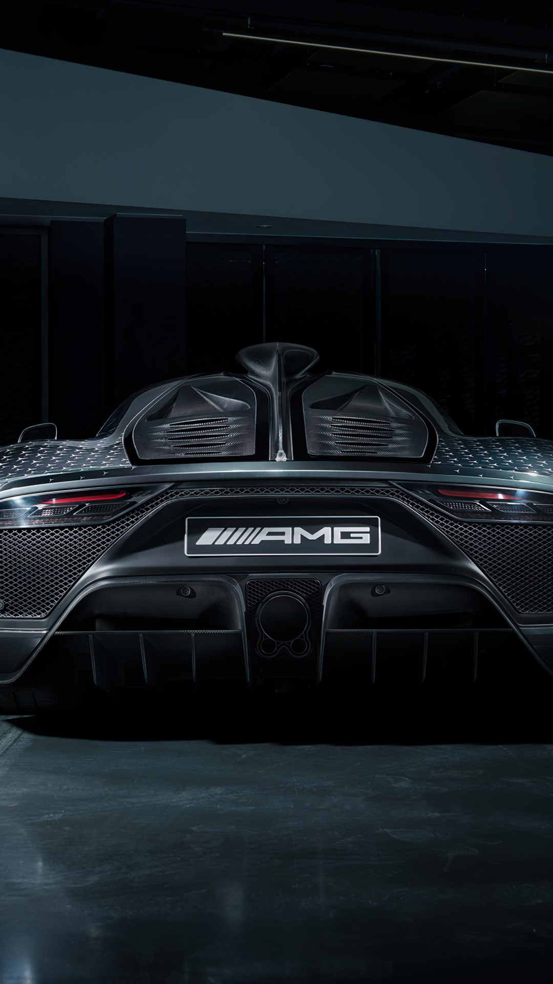 Mercedes-AMG Project One rear view 4K HD Phone Wallpaper