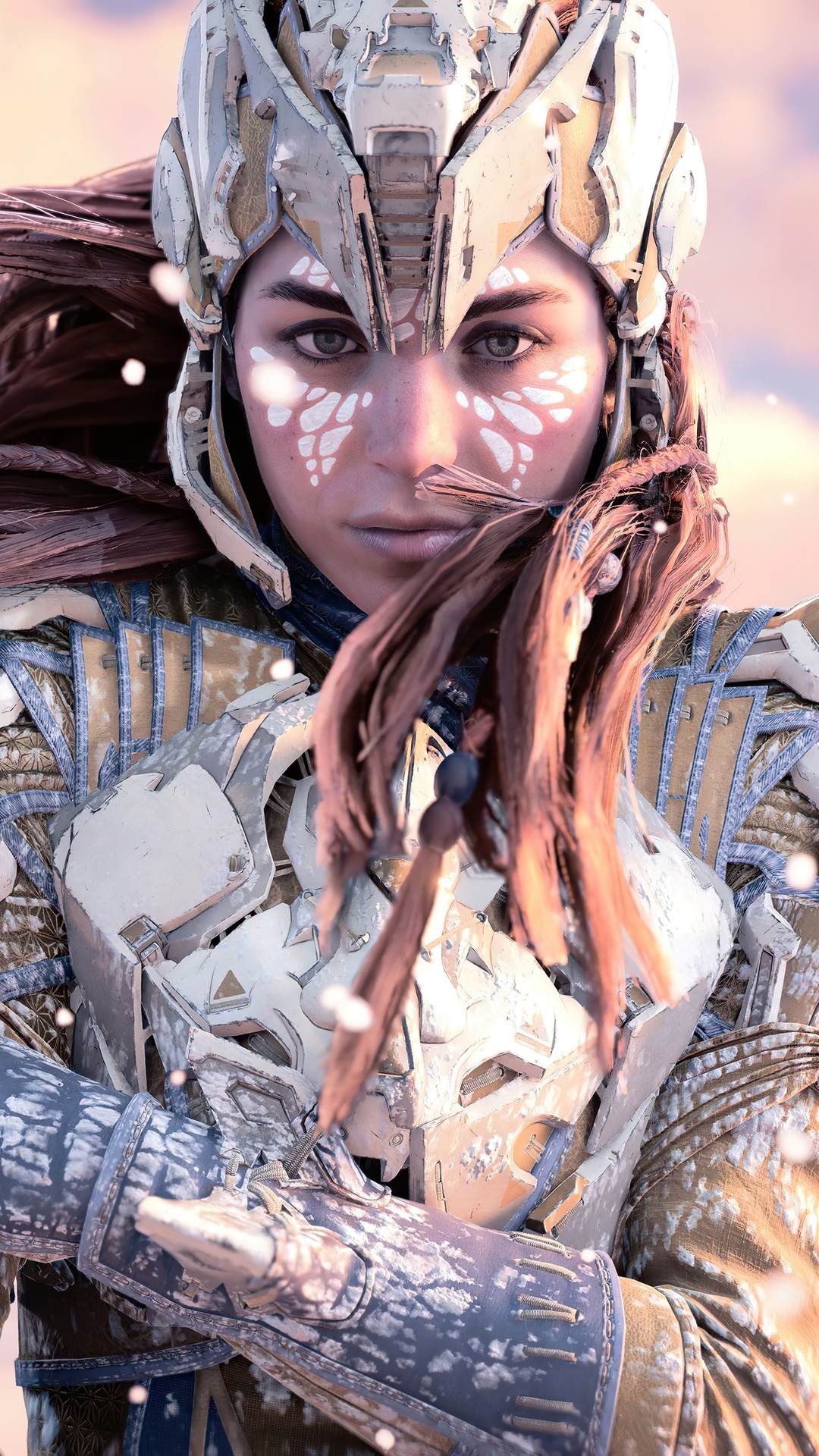 Aloy from Horizon Forbidden West in armor HD Phone Wallpaper