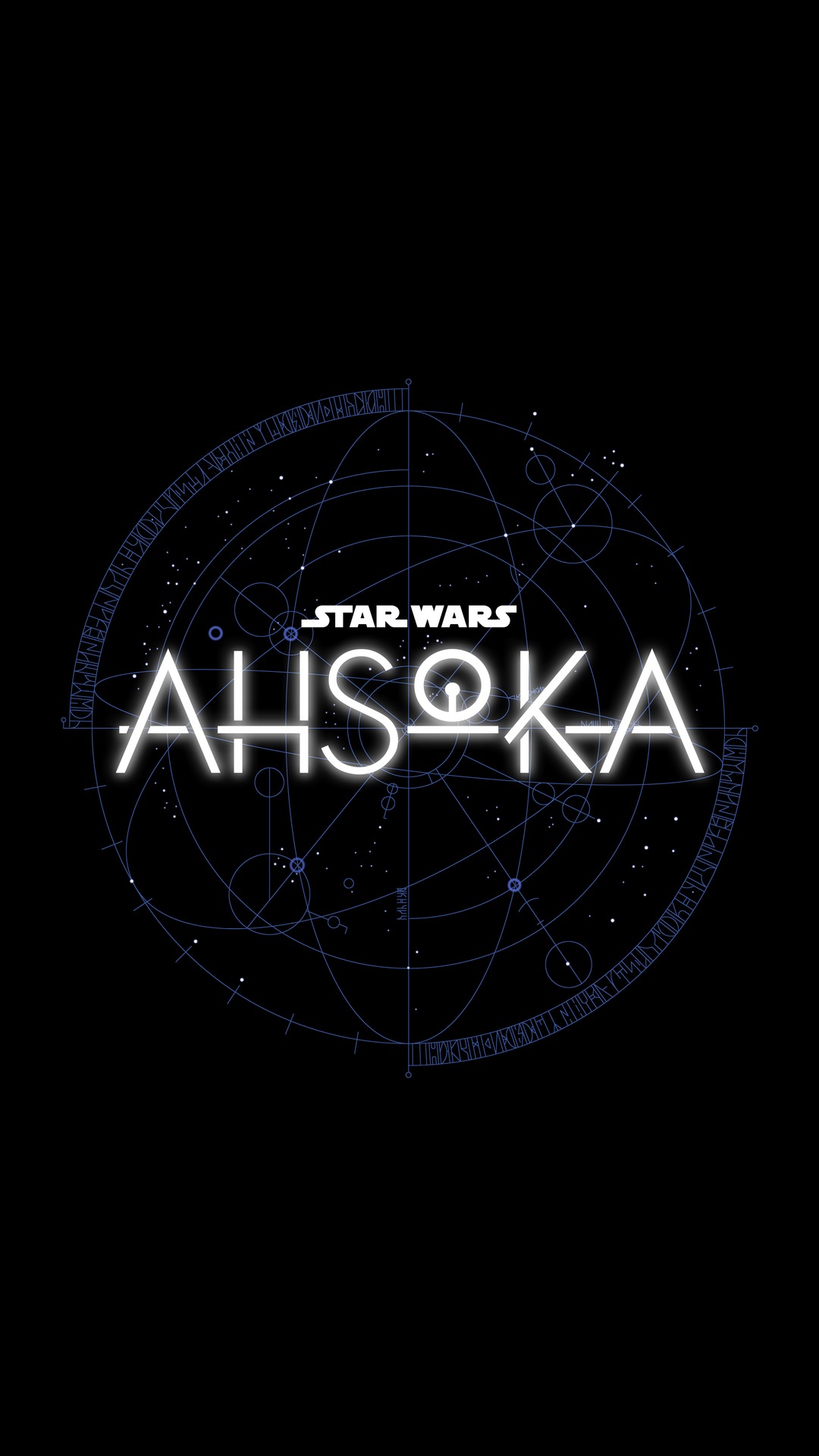 Star Wars Ahsoka Logo HD Phone Wallpaper