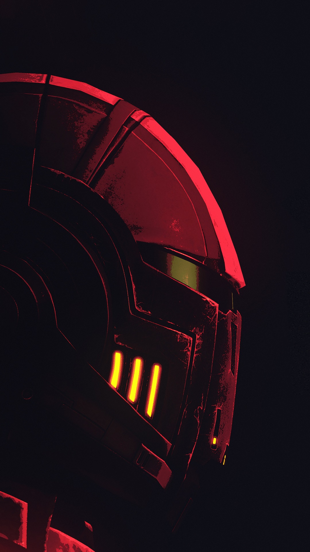 Mass Effect Robot Helmet HD Phone Wallpaper