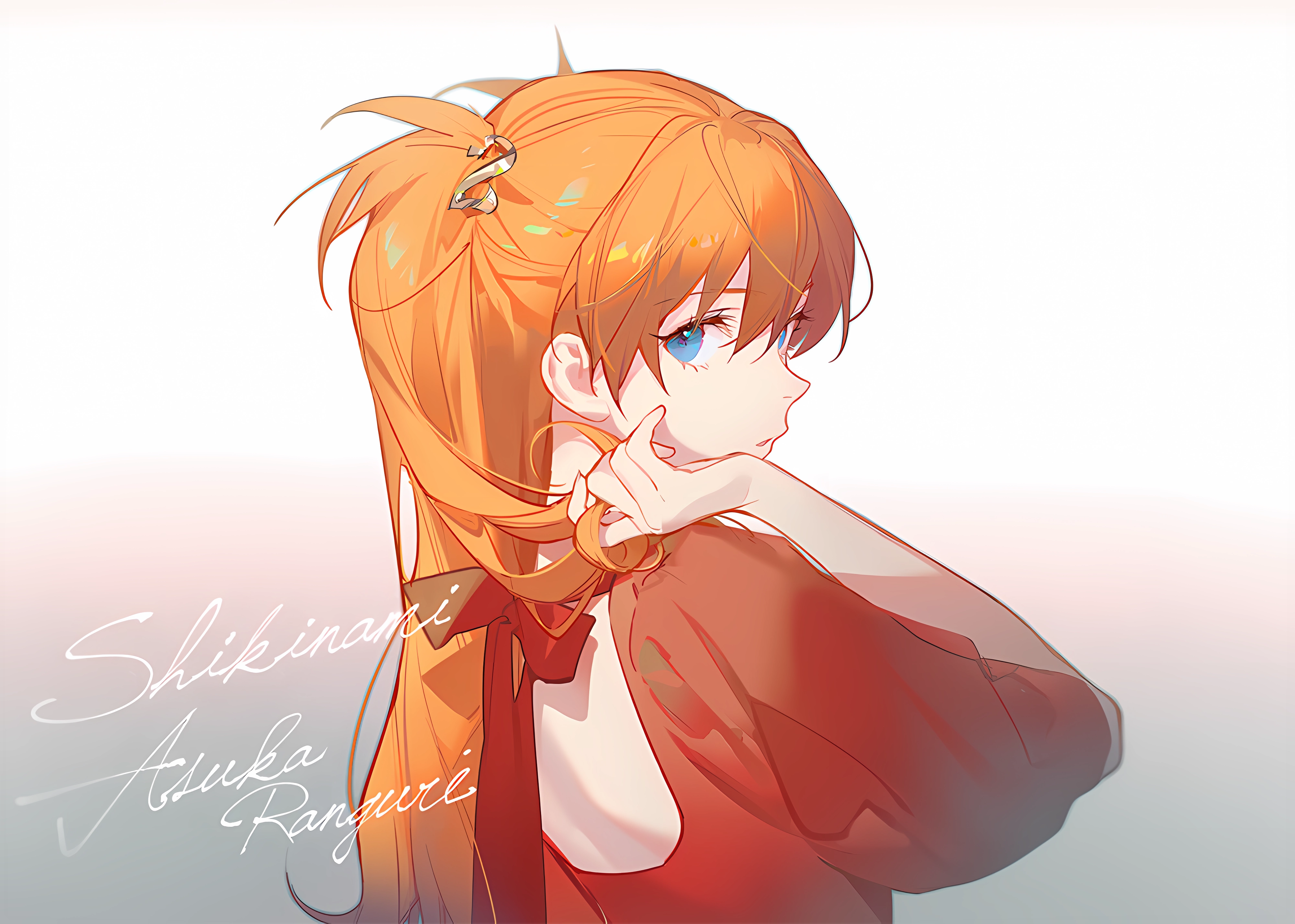 4K Asuka Langley Soryu from Neon Genesis Evangelion HD Wallpaper