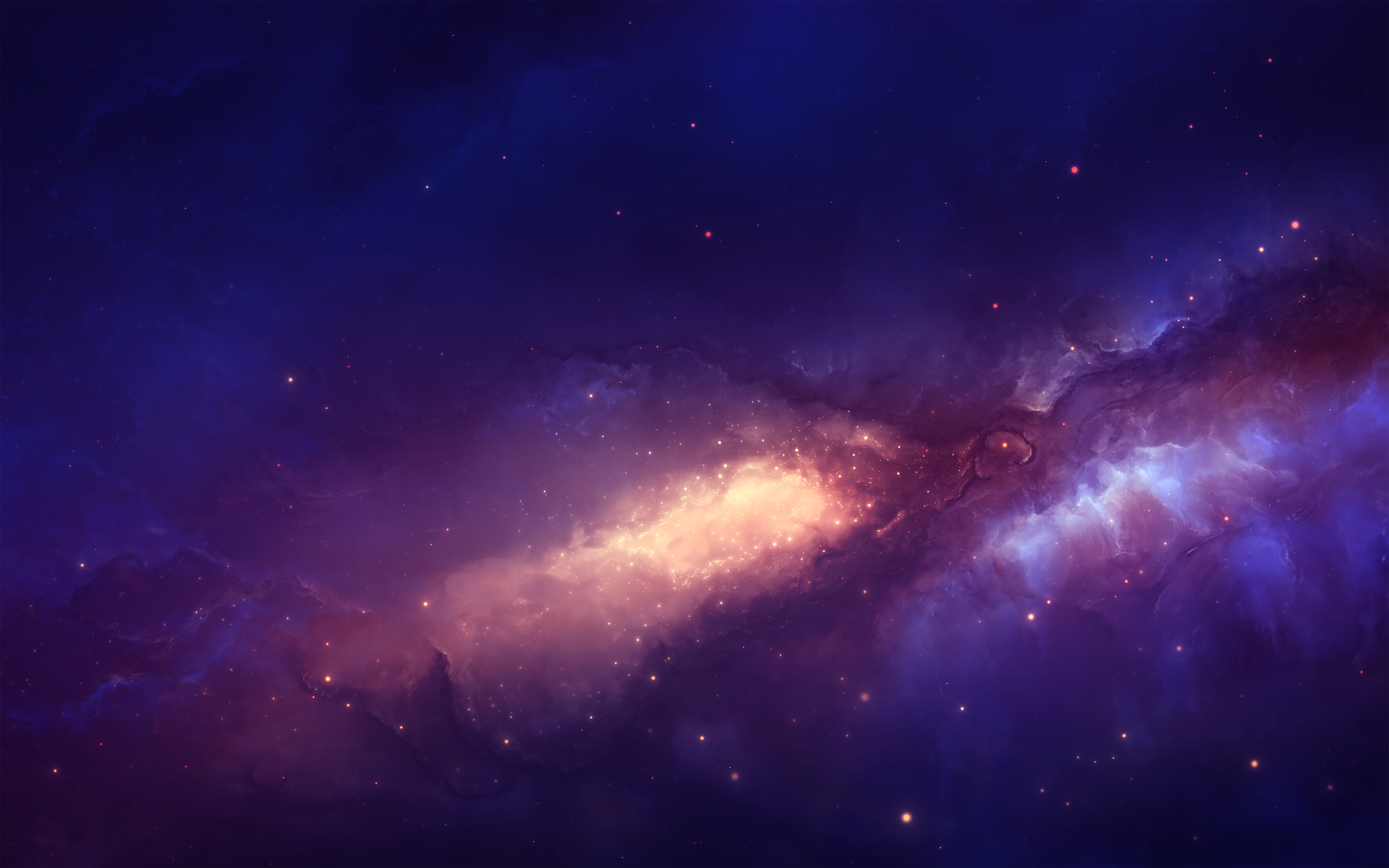4K Space Art Nebula Digital Painting HD Wallpaper