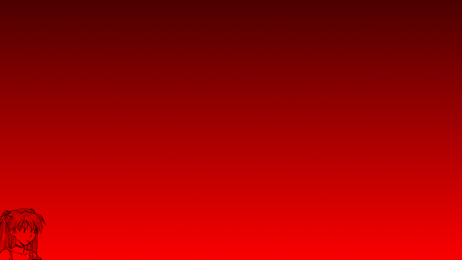 Asuka Langley Soryu from Neon Genesis Evangelion on red gradient HD Wallpaper