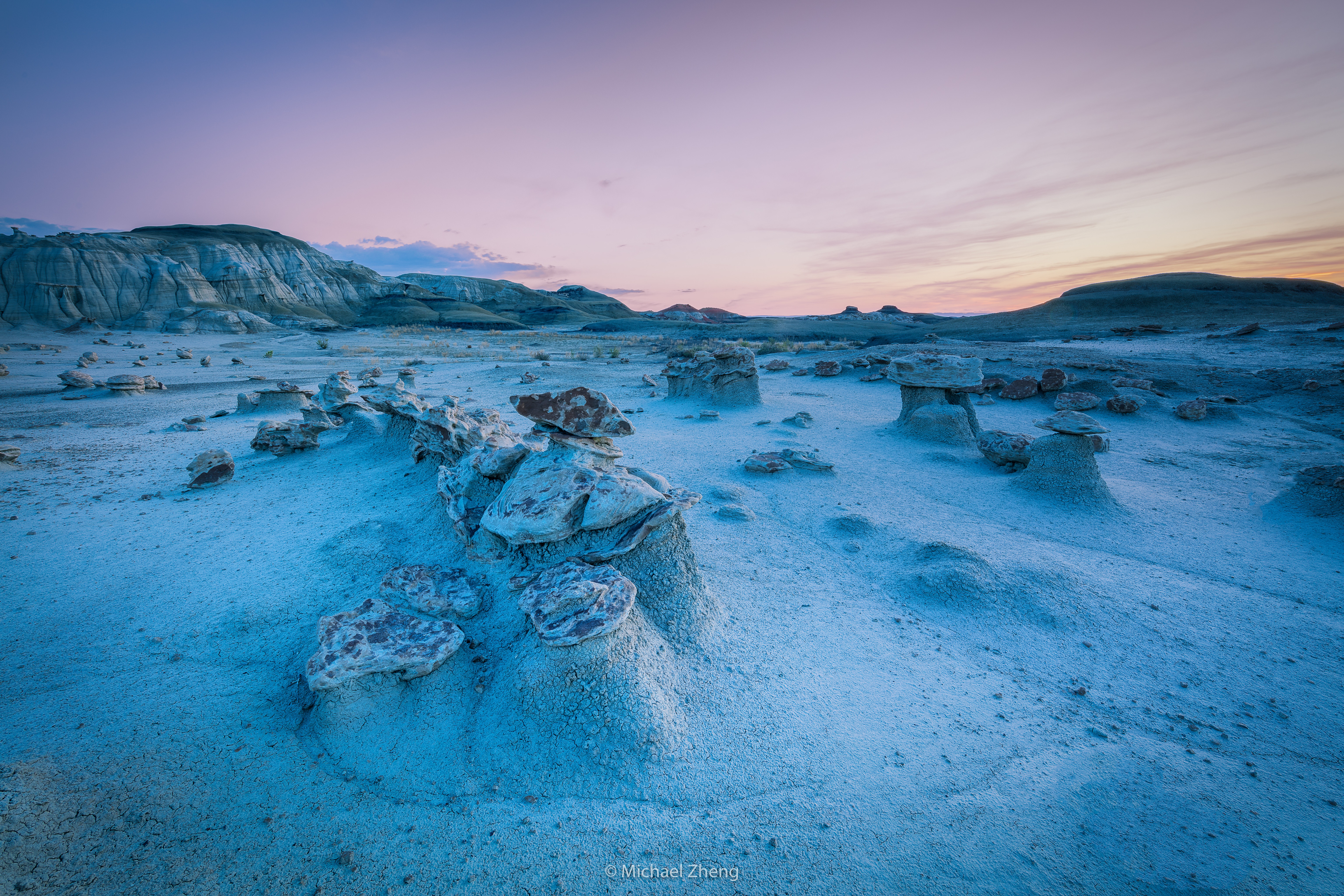 Bisti Badlands at Sunrise HD Wallpaper