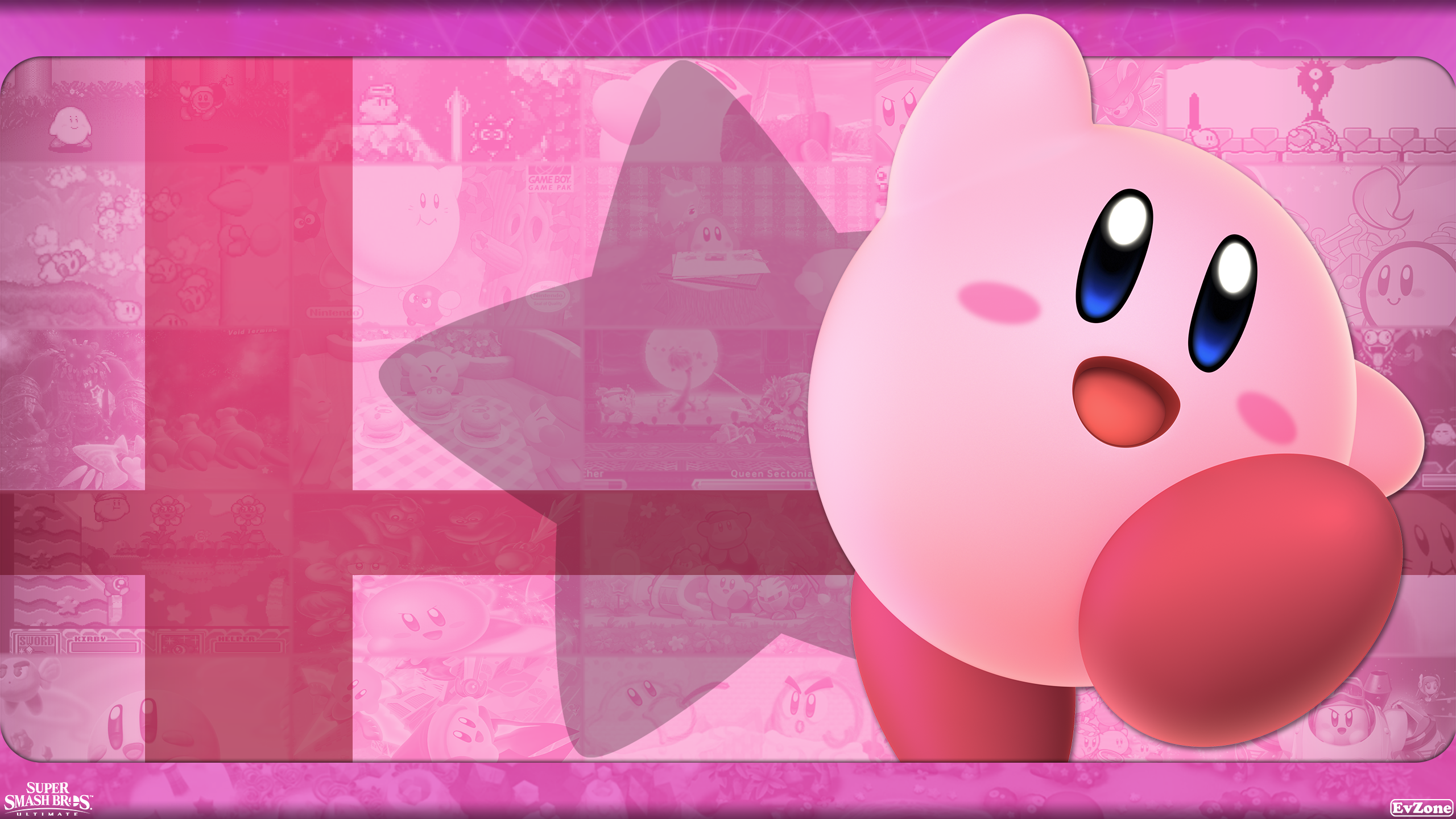 Kirby in Super Smash Bros. Ultimate HD Wallpaper