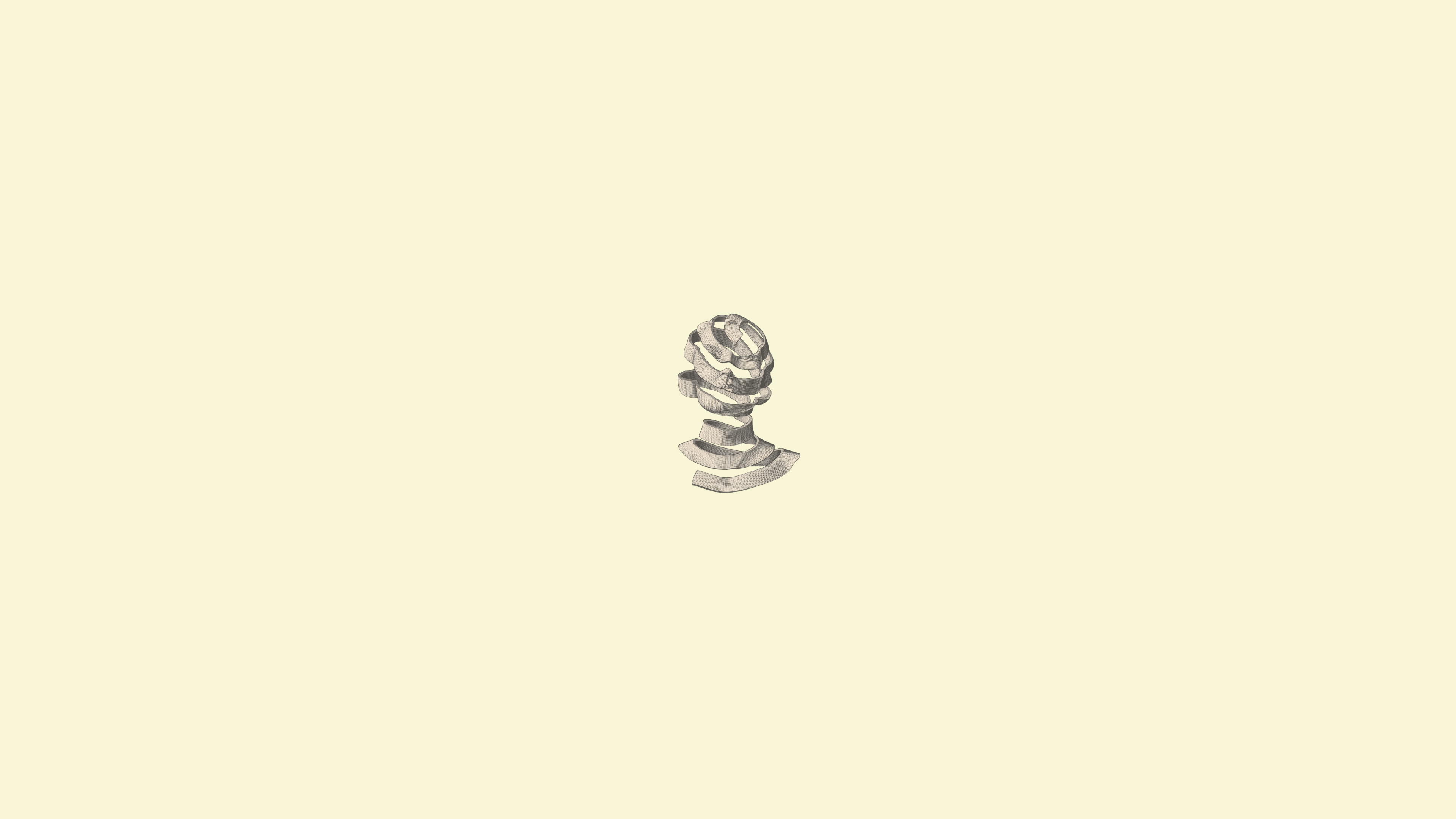4K 3D render of a bust of a person HD Wallpaper
