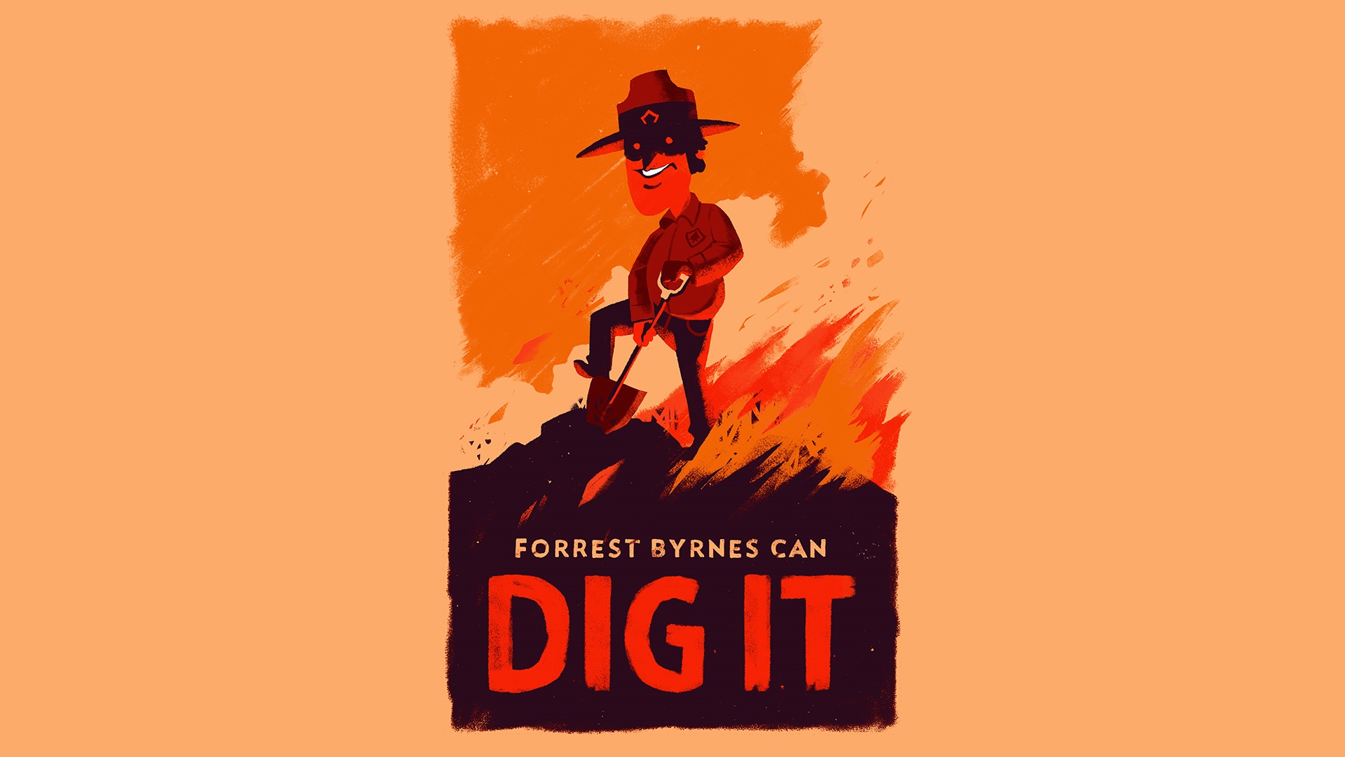 Forrest Byrnes Can Dig It Firewatch Poster HD Wallpaper