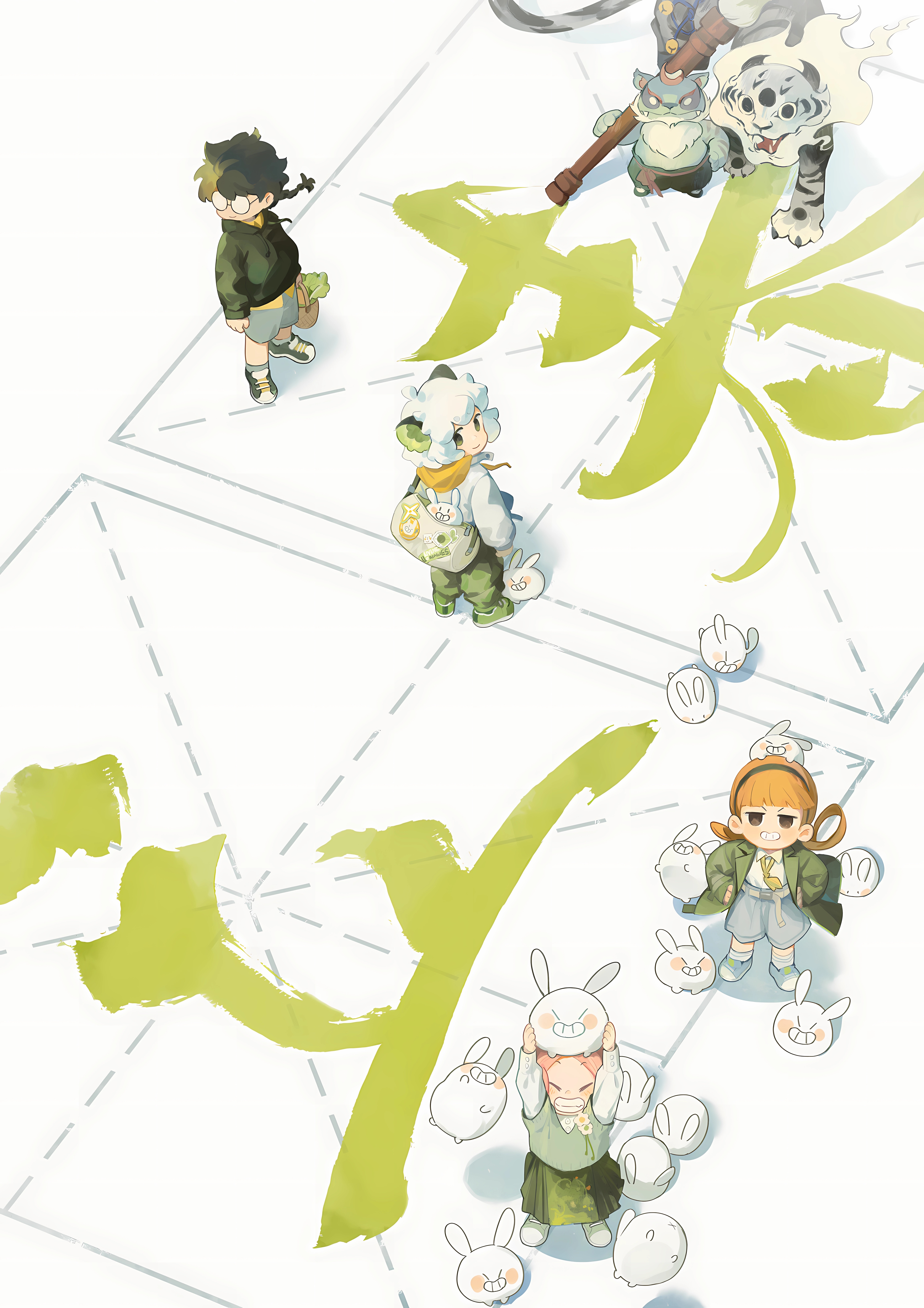 Dong Fang Project children and animals HD Phone Wallpaper