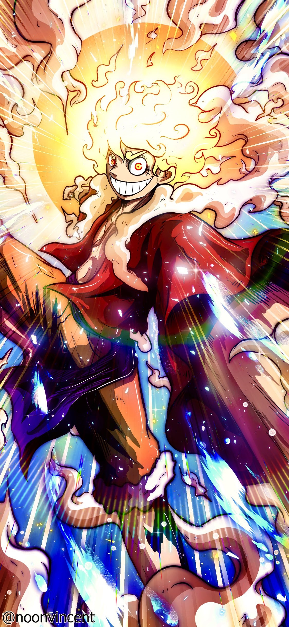 Monkey D. Luffy in Gear 5th from One Piece HD Phone Wallpaper